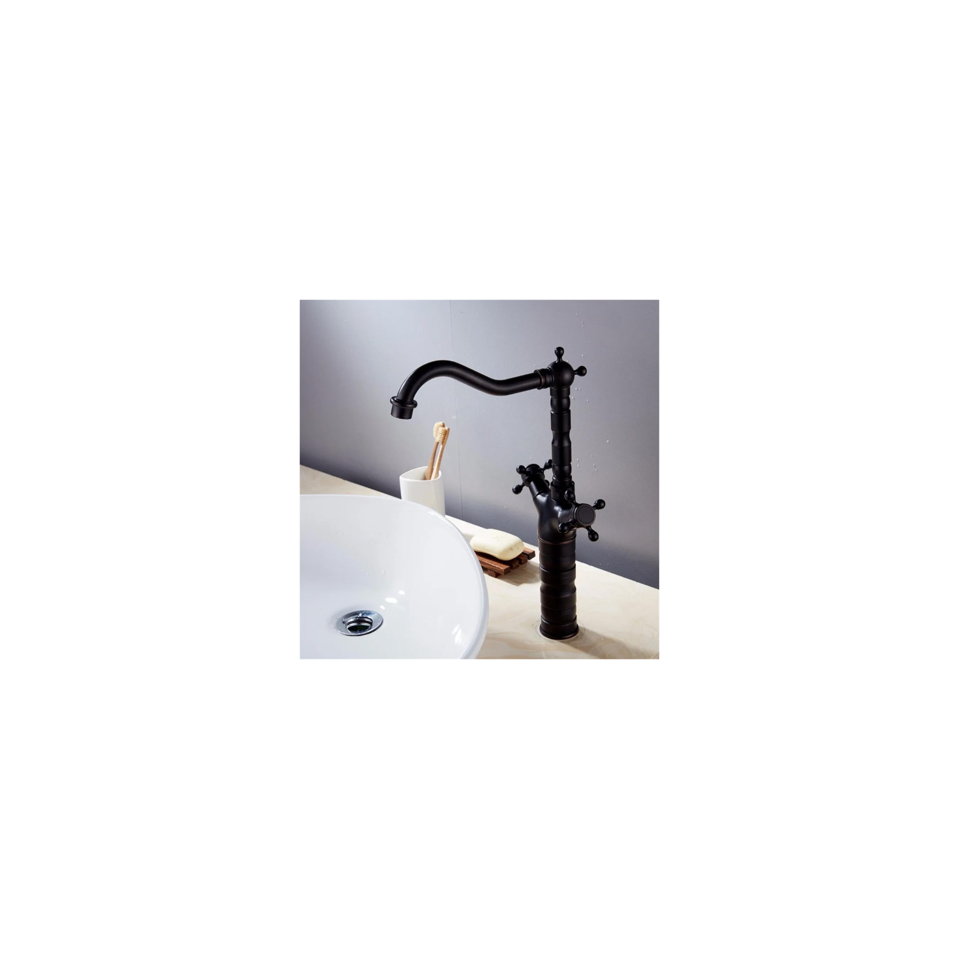 Waschbeckenarmatur Rea Rustico Old Black