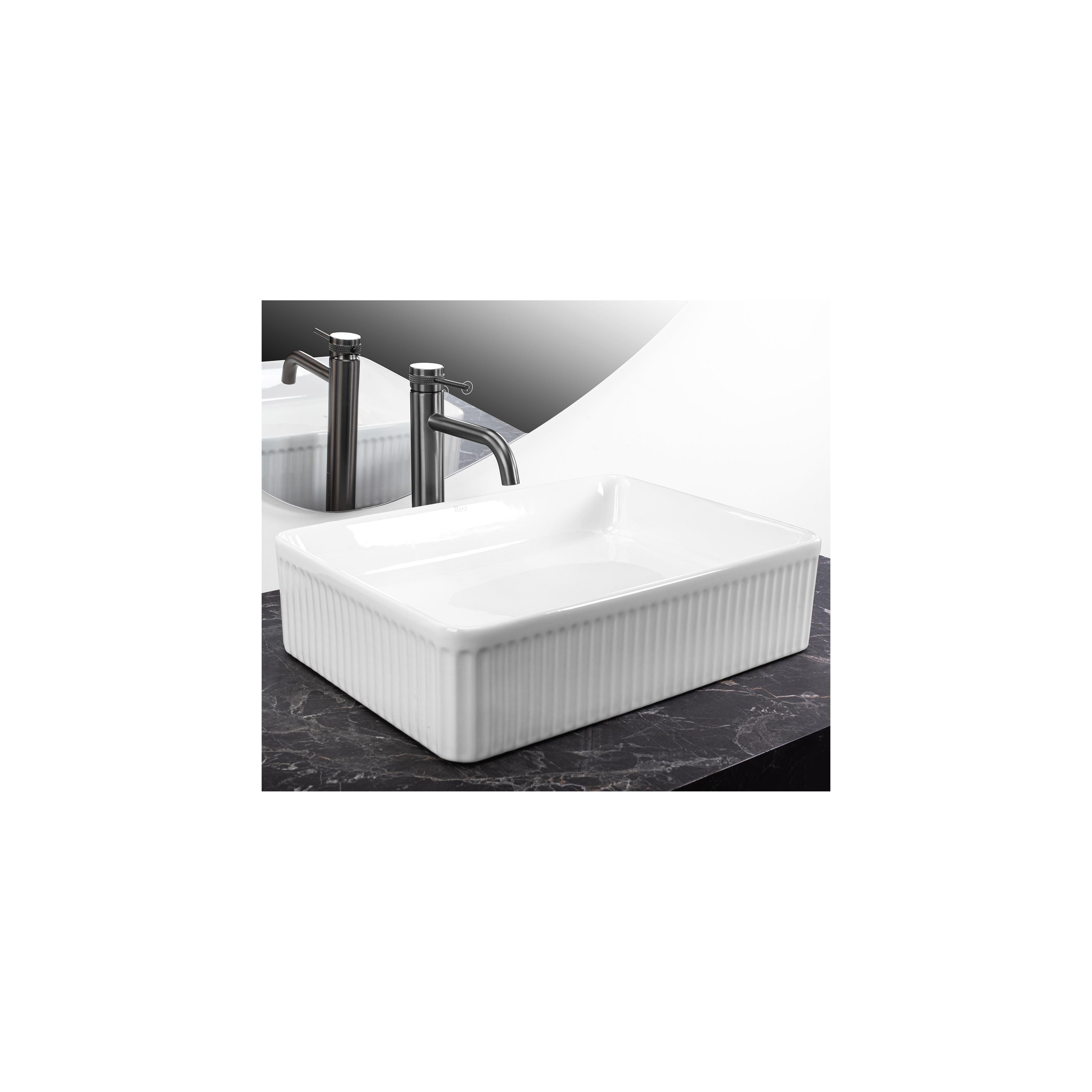 Countertop washbasin Rea Fiorella