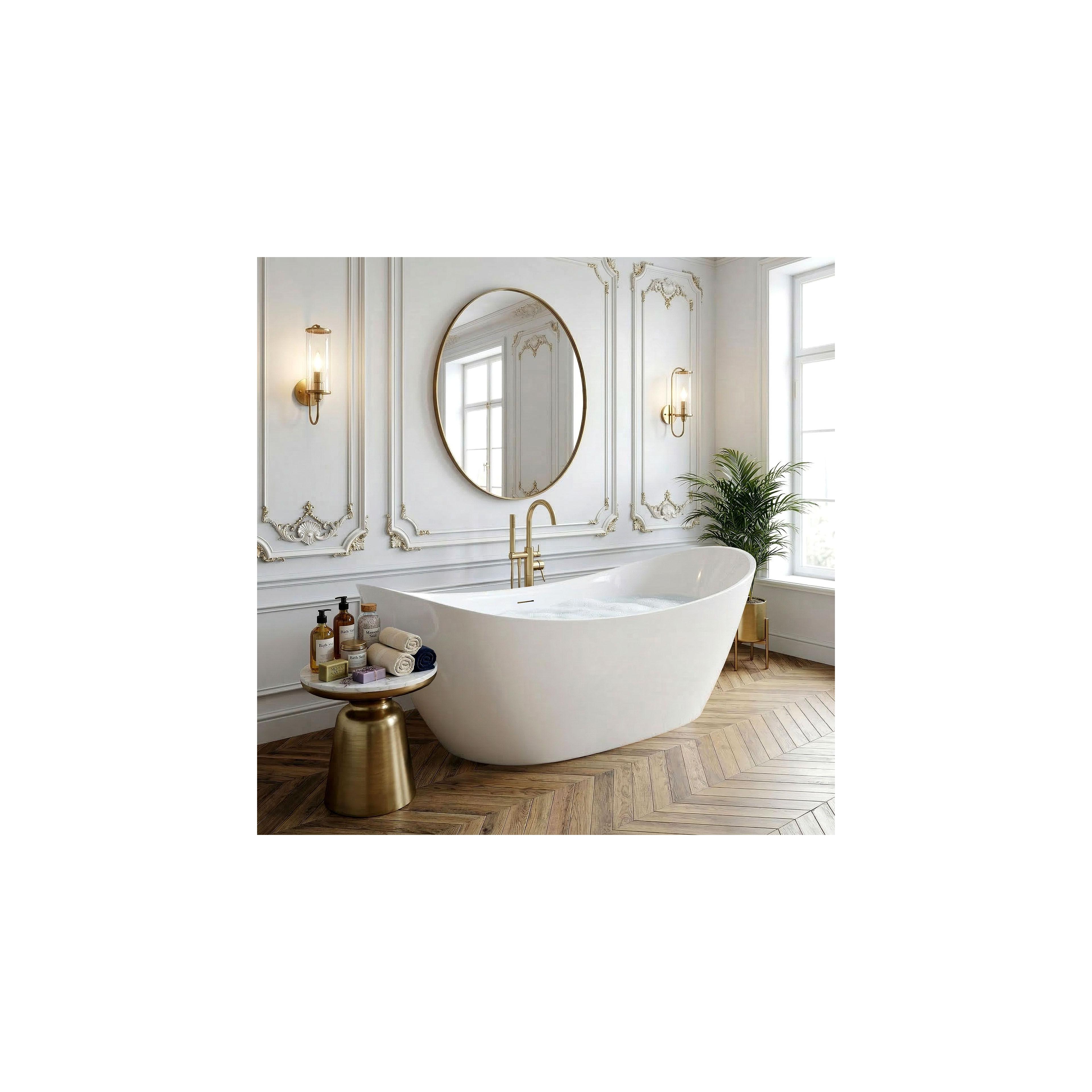 Freestanding bath Rea Ferrano 180