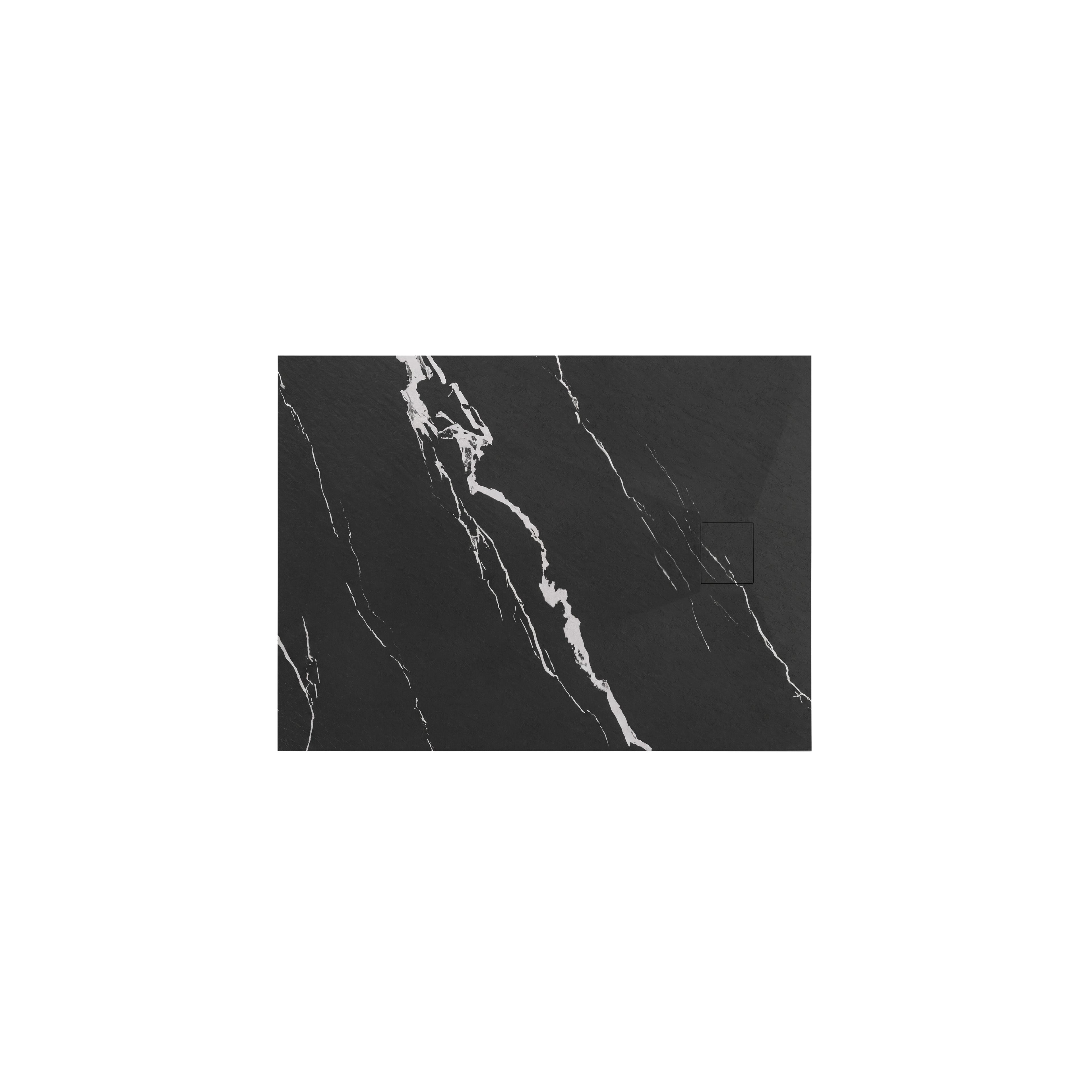 Tuš pladenj Magnum CARRARA BLACK 90x120