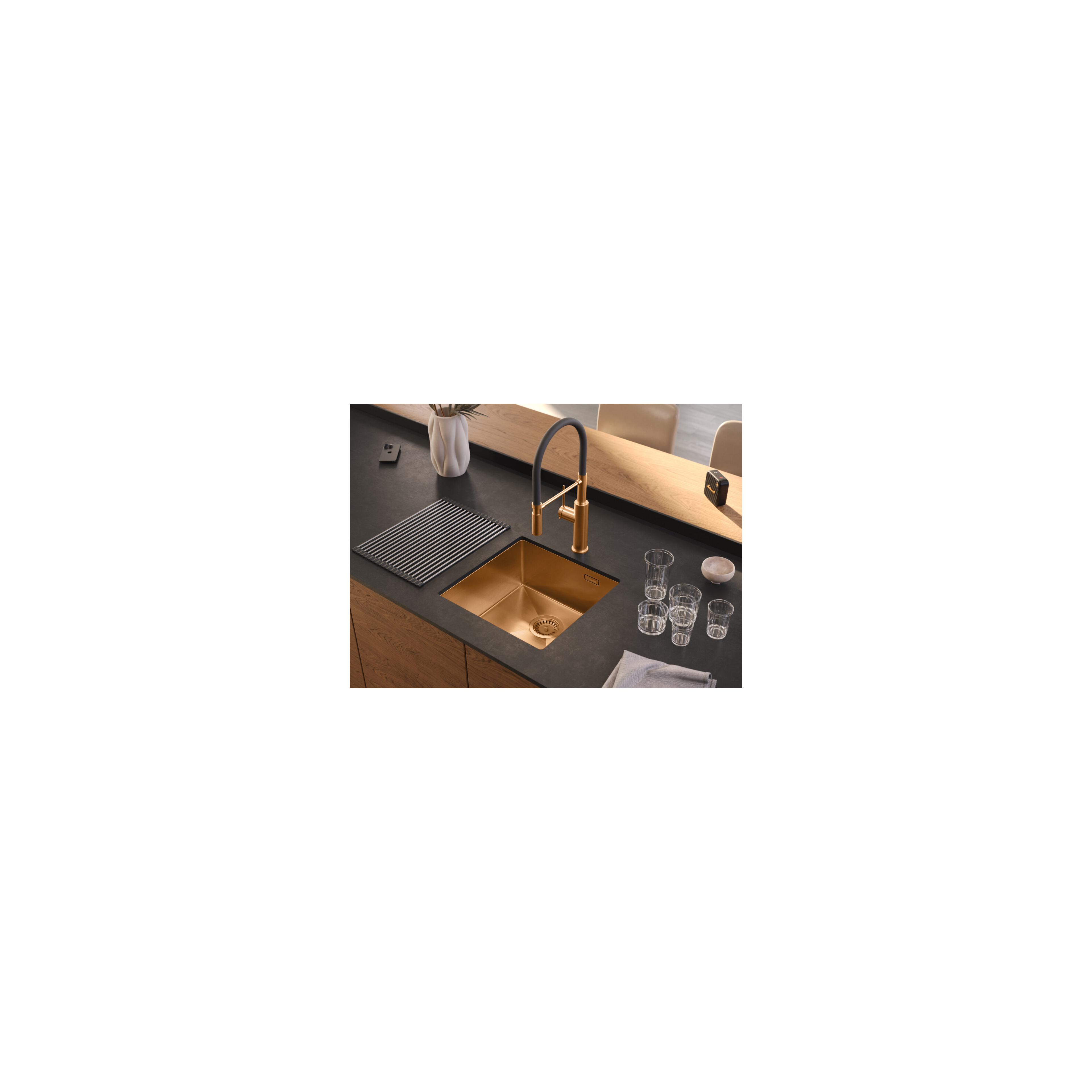 Chiuvetă inox ANTHONY 50 COPPER