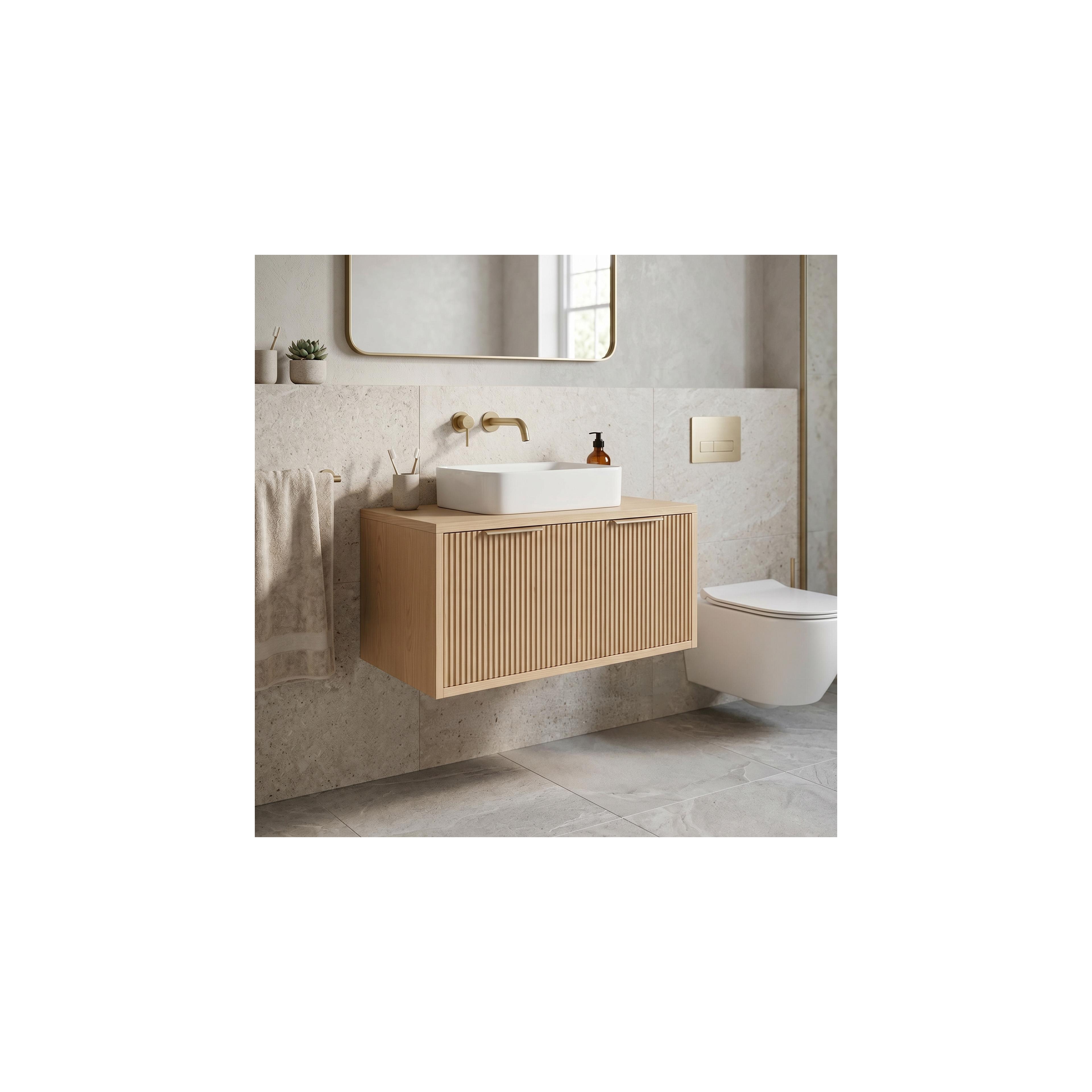 Waschtischunterschrank Rea Core 80cm Beige