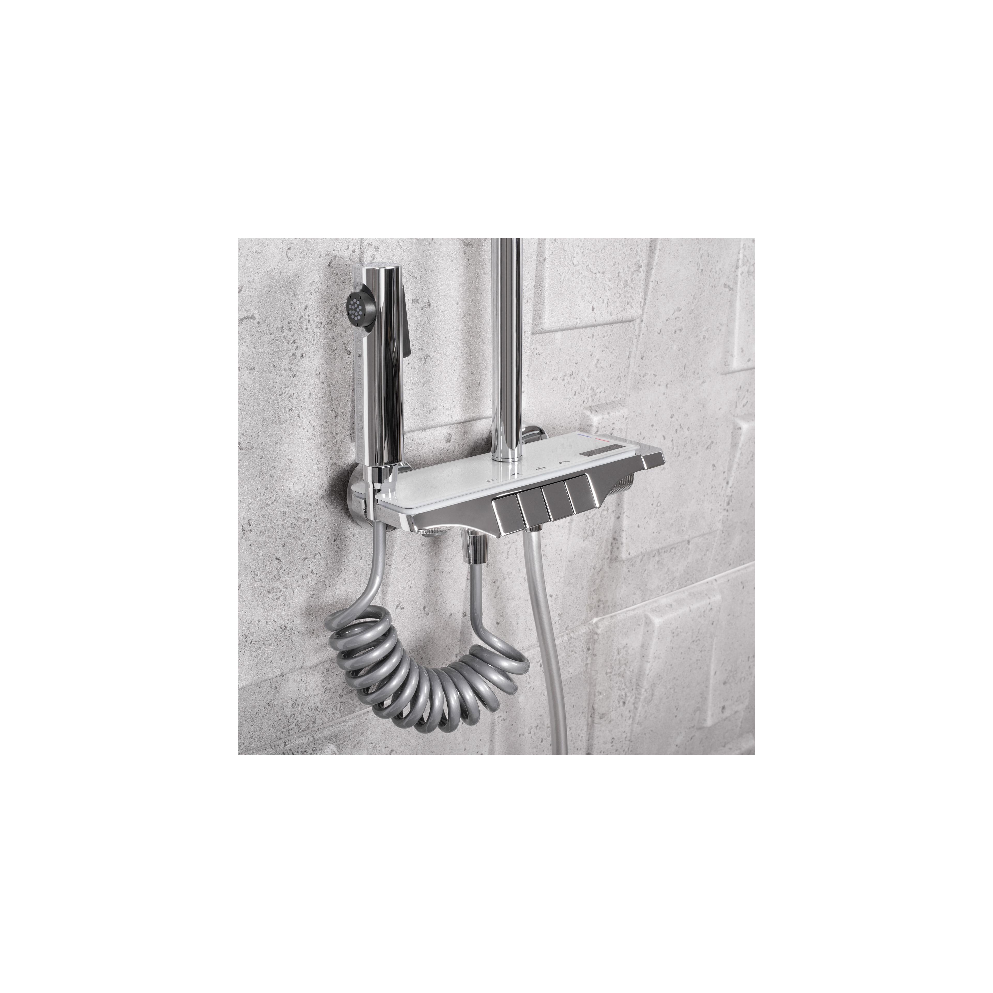 Duschgarnitur REA Savio Led Chrome