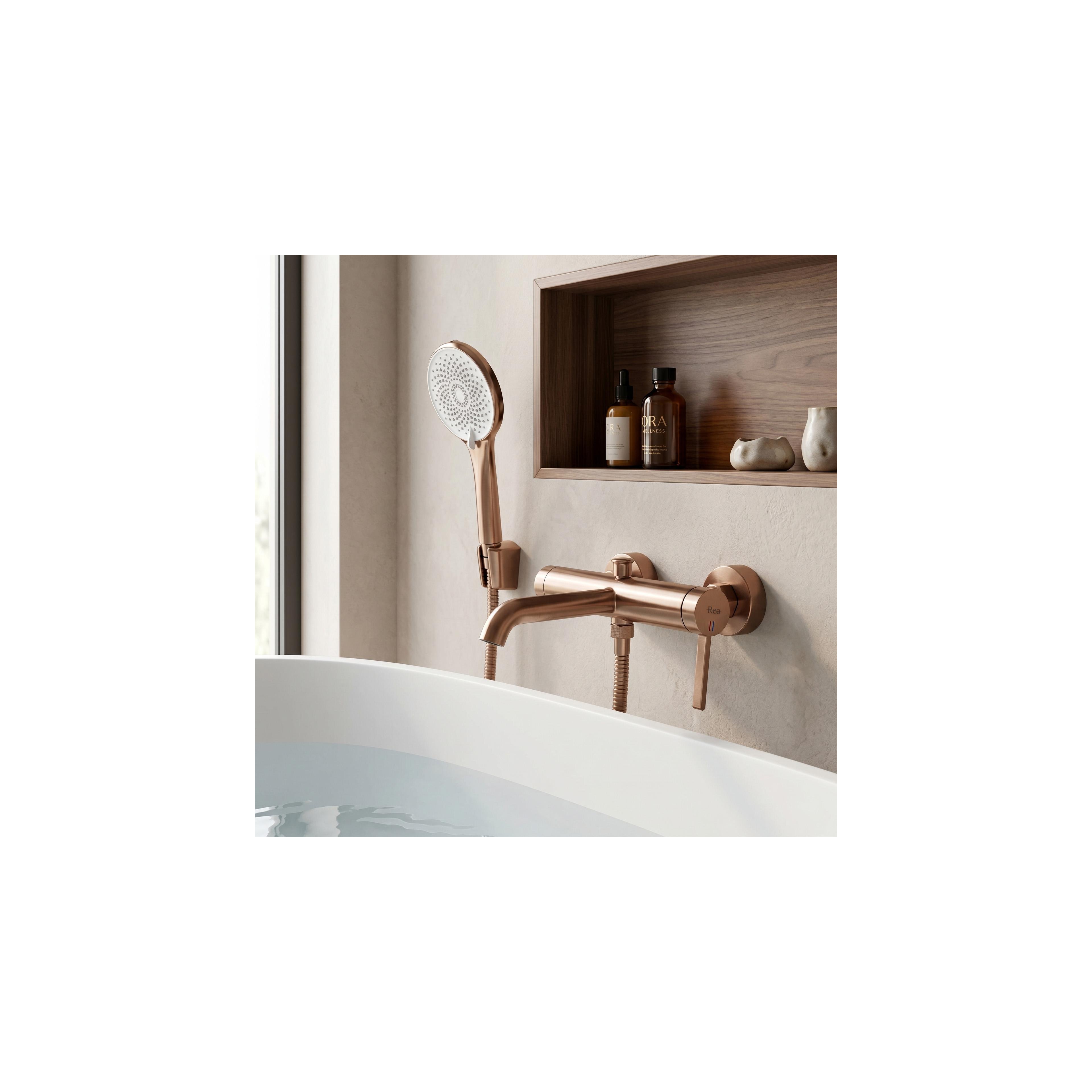 Wannenarmatur REA Rivo Brush Copper