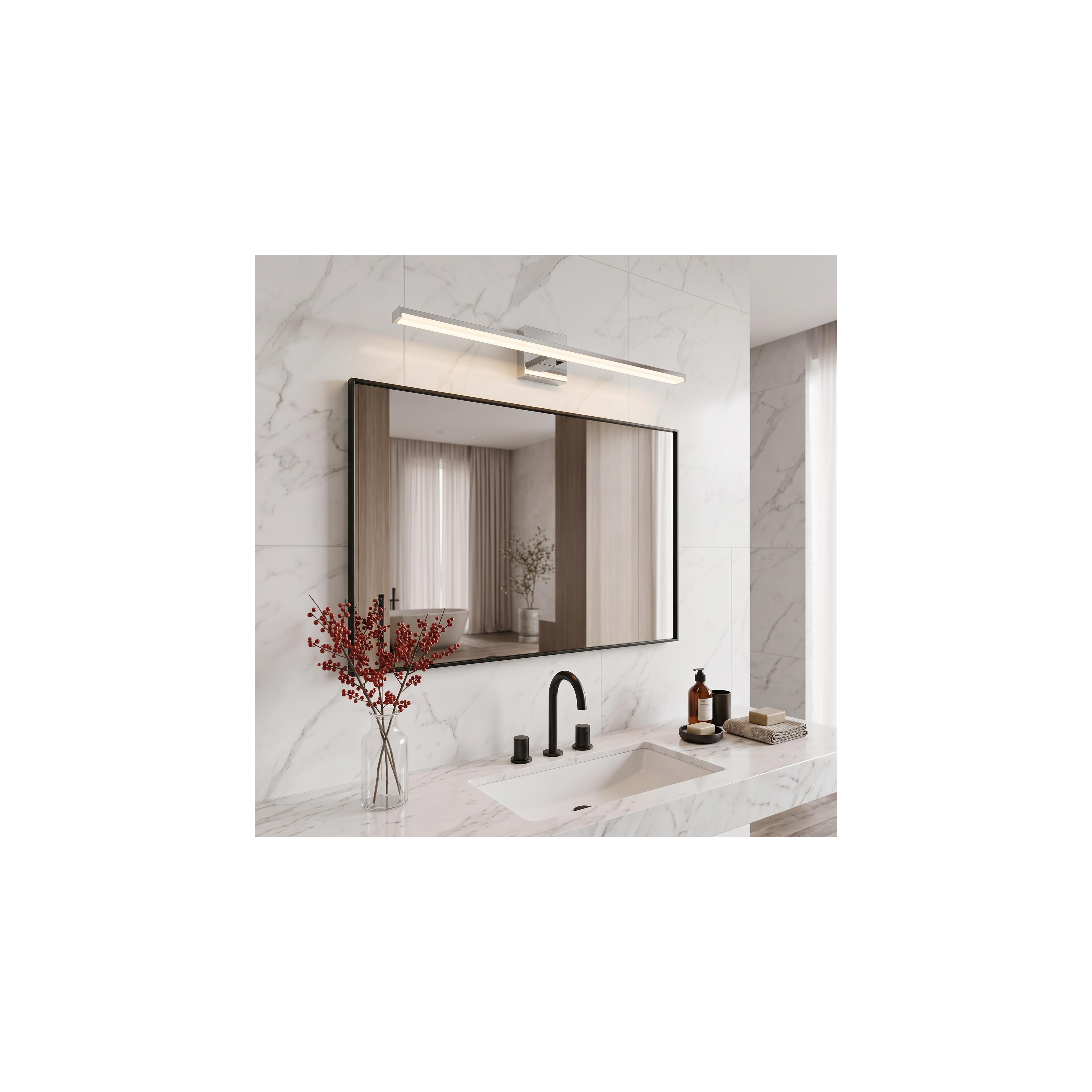 LED KÚPEĽŇOVÁ SVIETIDLO NAD zrkadlom 12W 58CM APP369-1W CHROM