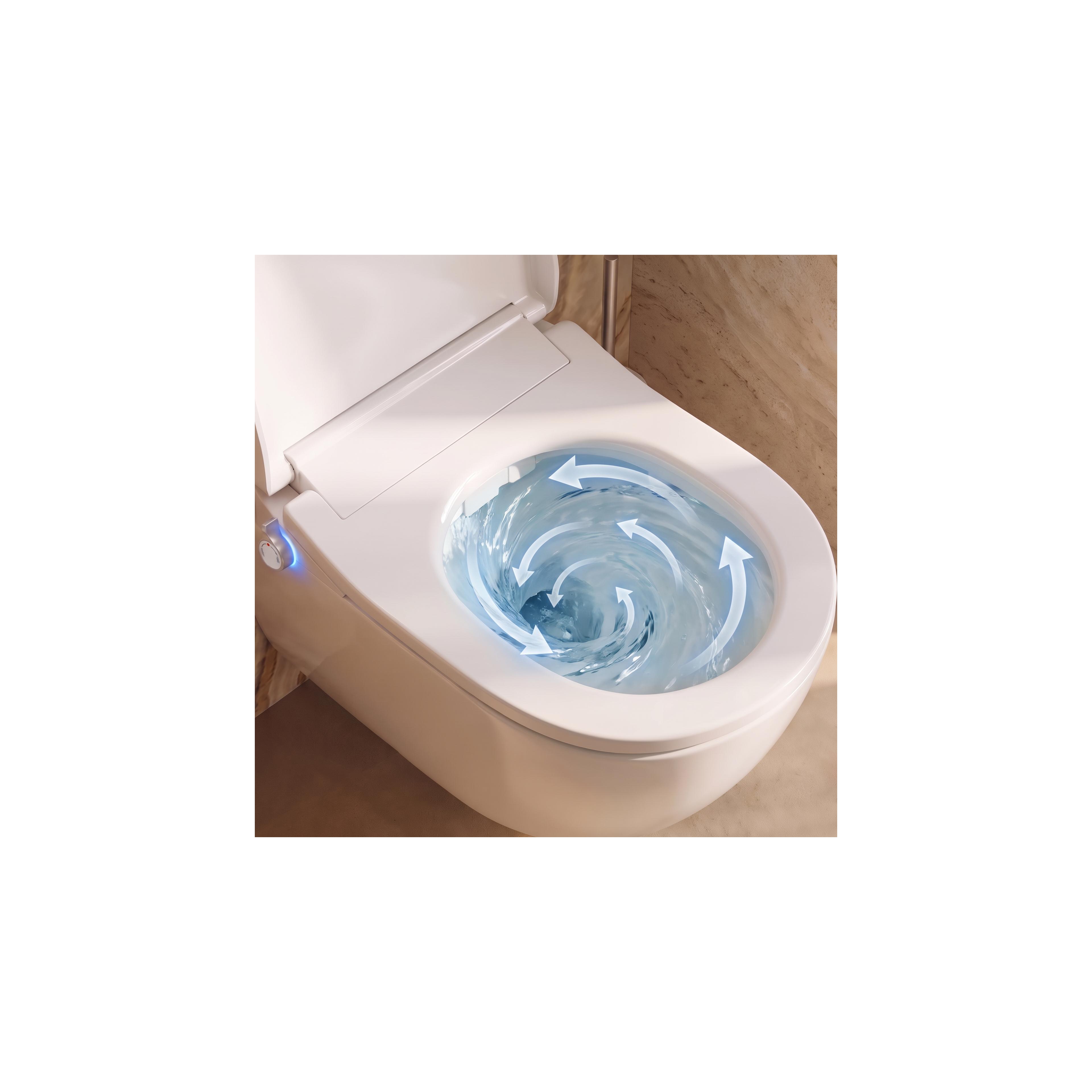 Wall-hung WC bowl REA Carlo Smart Comfort Tornado