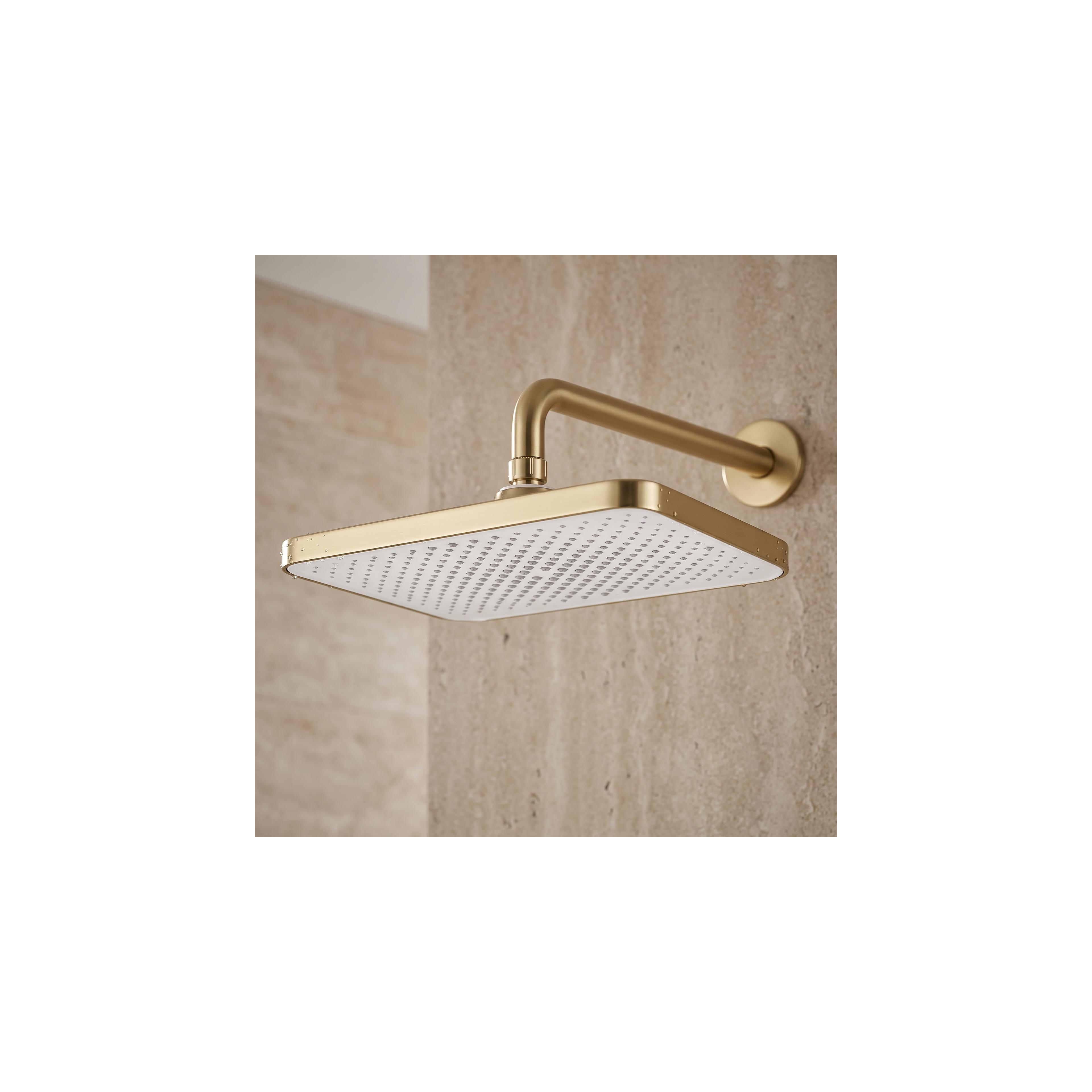 Правоъгълна душ пита REA JS-032 Brushed Gold