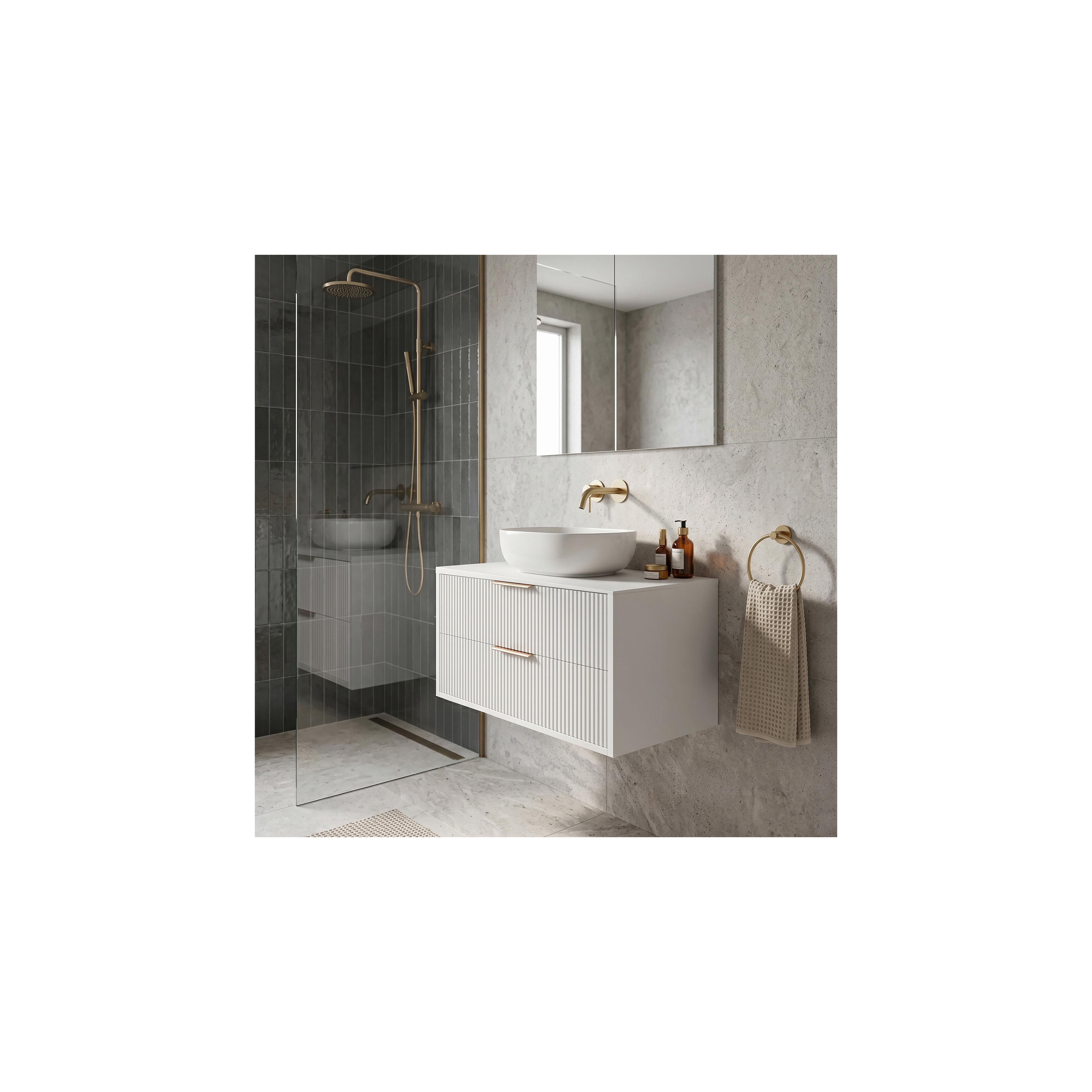 Waschtischunterschrank Rea Mono 80cm White