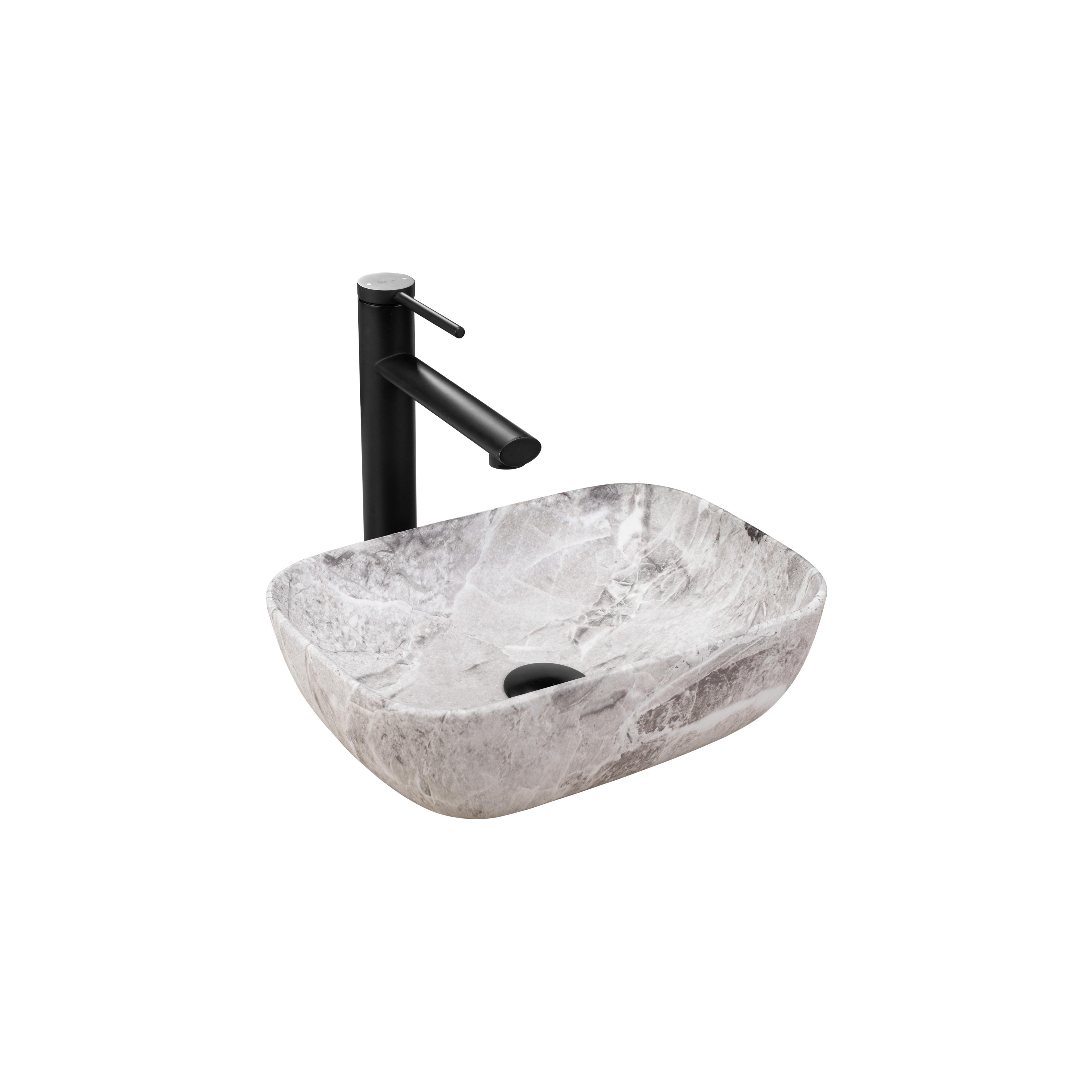 Aufsatzwaschbecken Rea Belinda mini stone matt