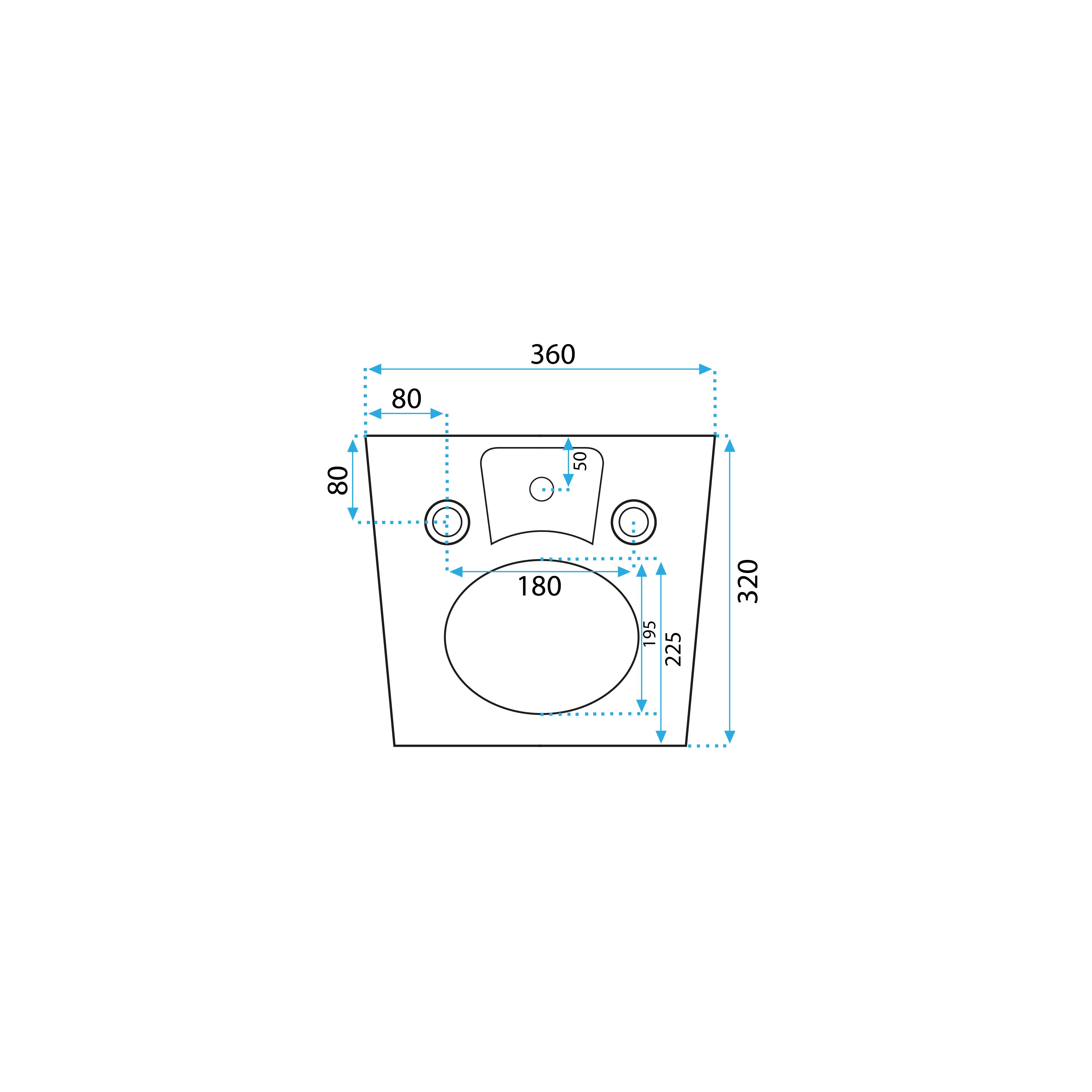 Toilet bowl WC Carlo Flat Mini Rimless + Bidet Carlo Mini