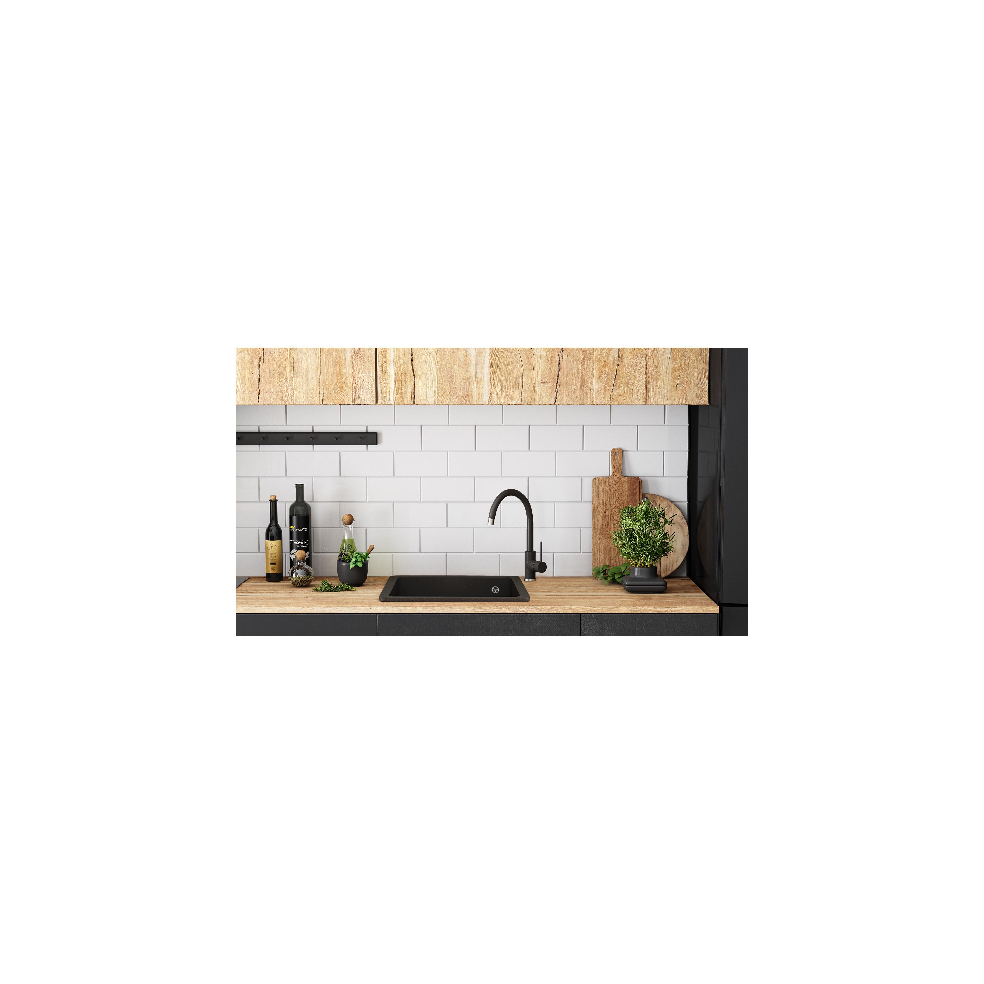 Chiuveta bucatarie Granit Nels black