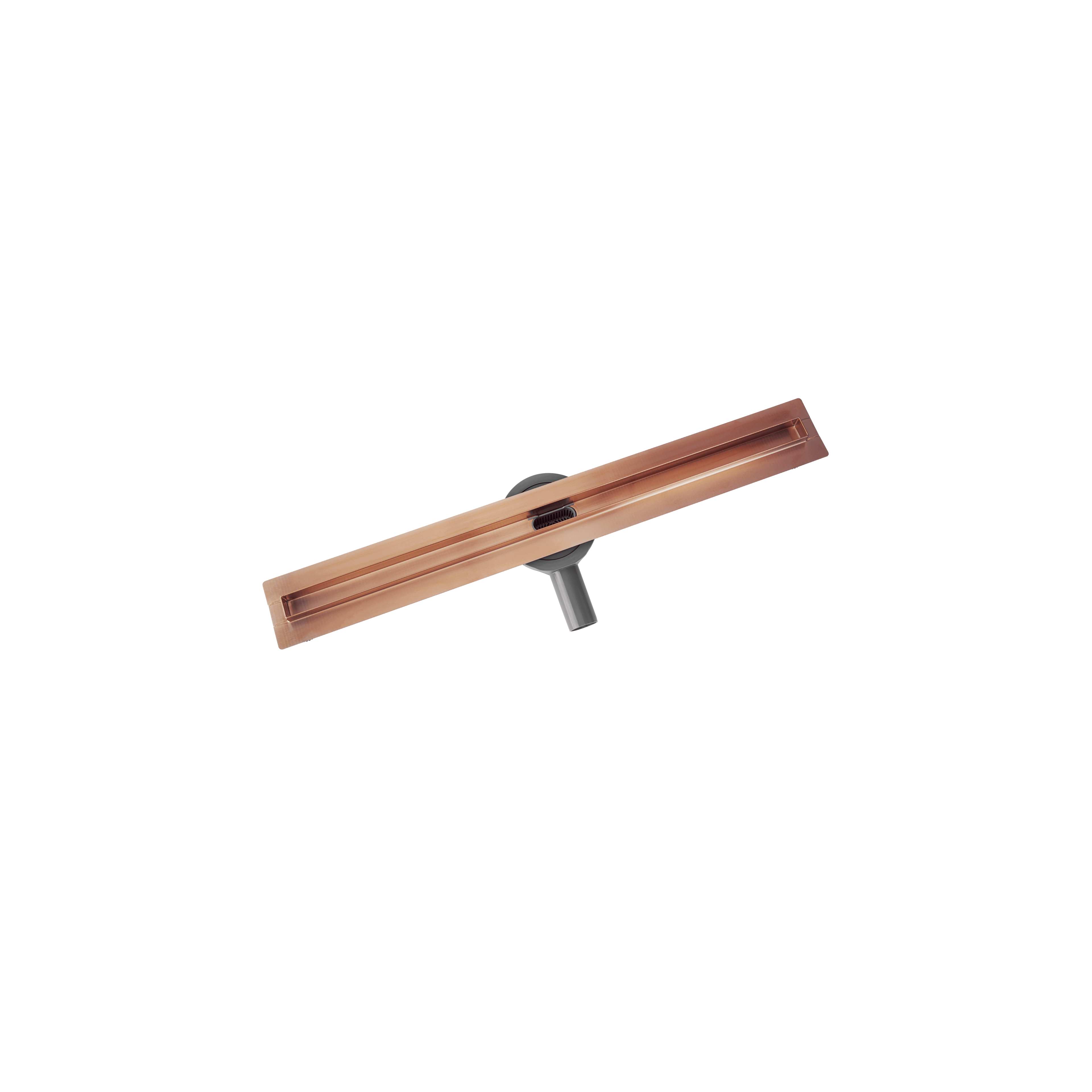 Linear drainage REA Neox Slim pro Brushed Copper 100