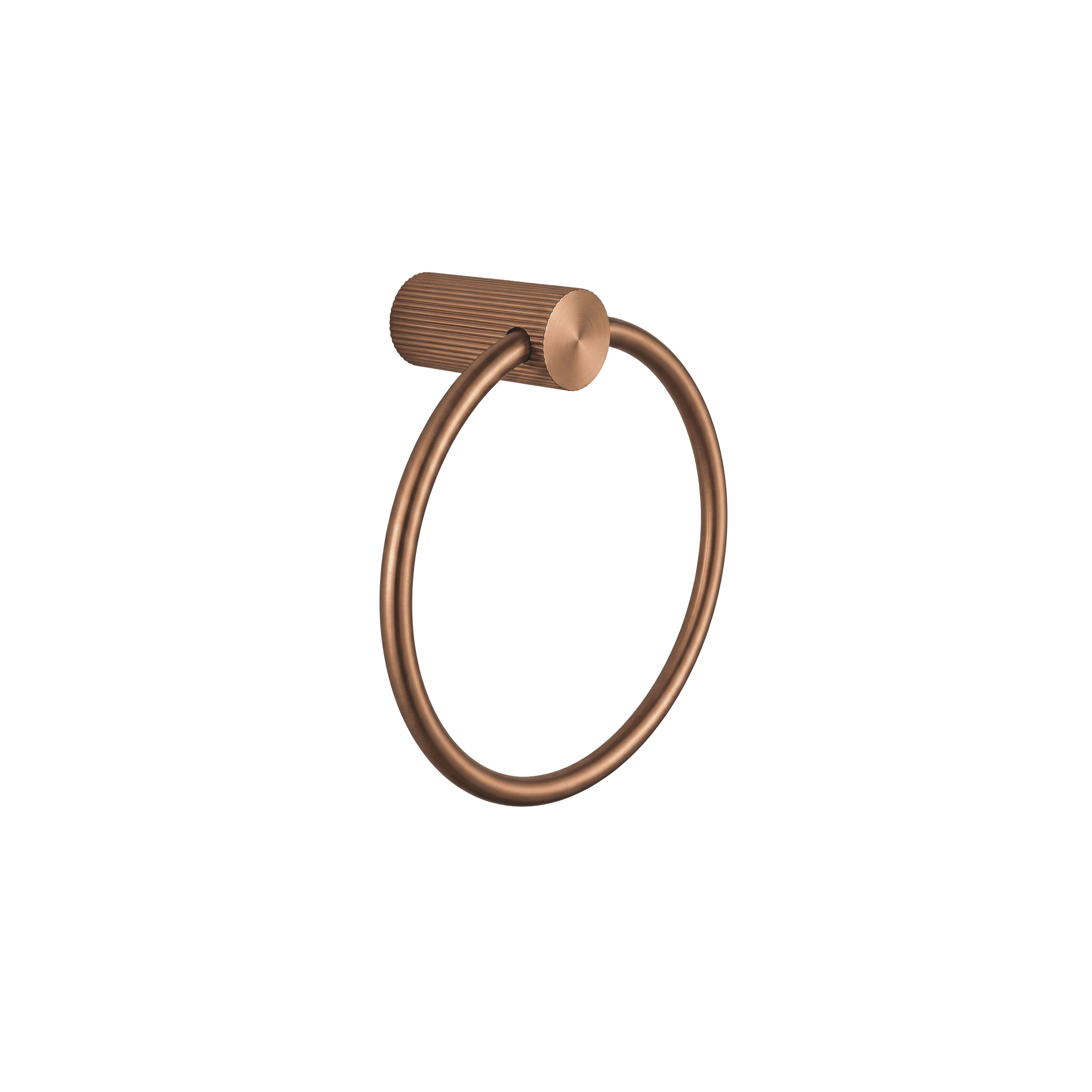 Badezimmerhaken Ring 64106 SOLO Brush Copper