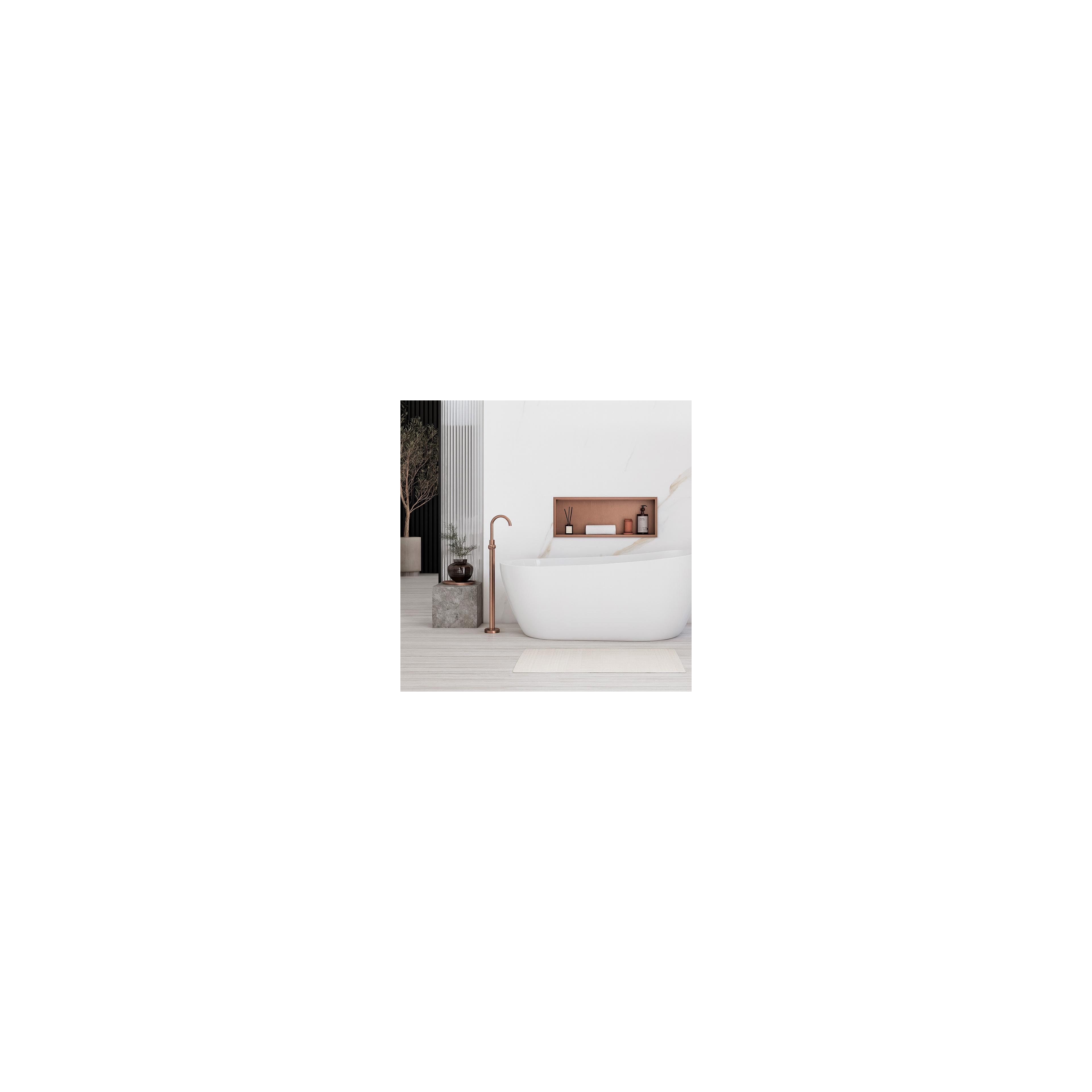 bathroom shelf 30x60 brush copper