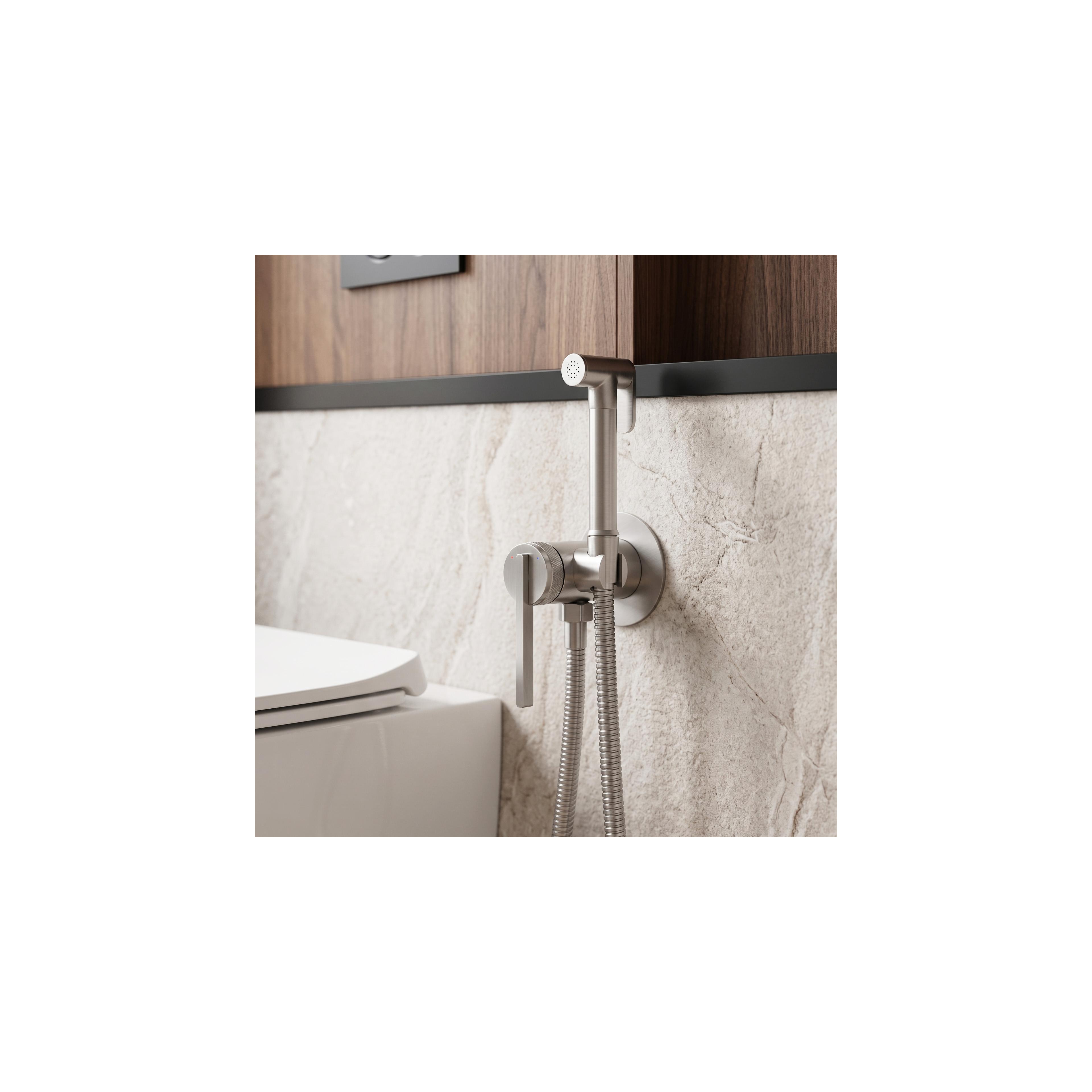 Bidettblandare REA Grace Brush Nickel