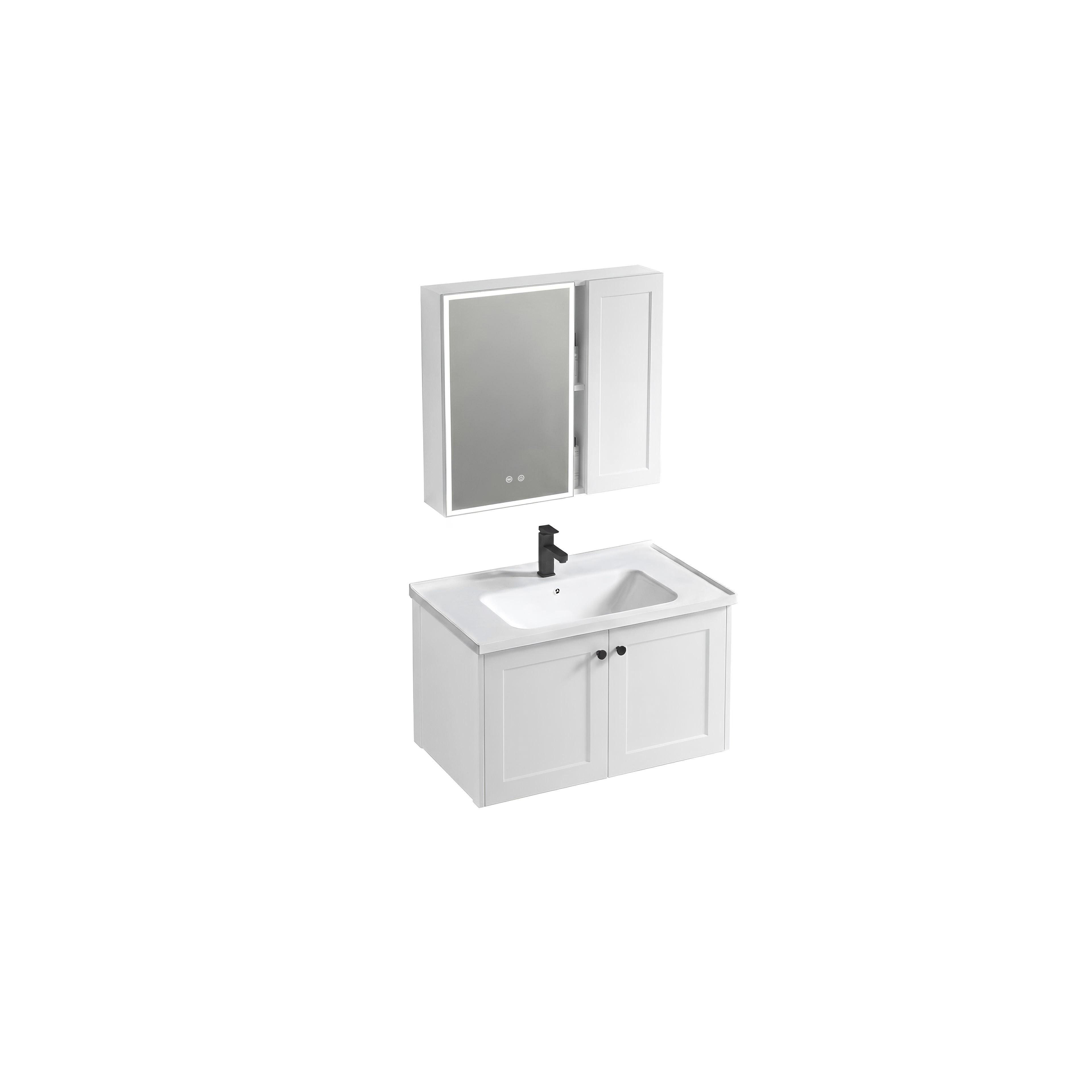 Комплект мебели за баня с мивка Monti 60cm White
