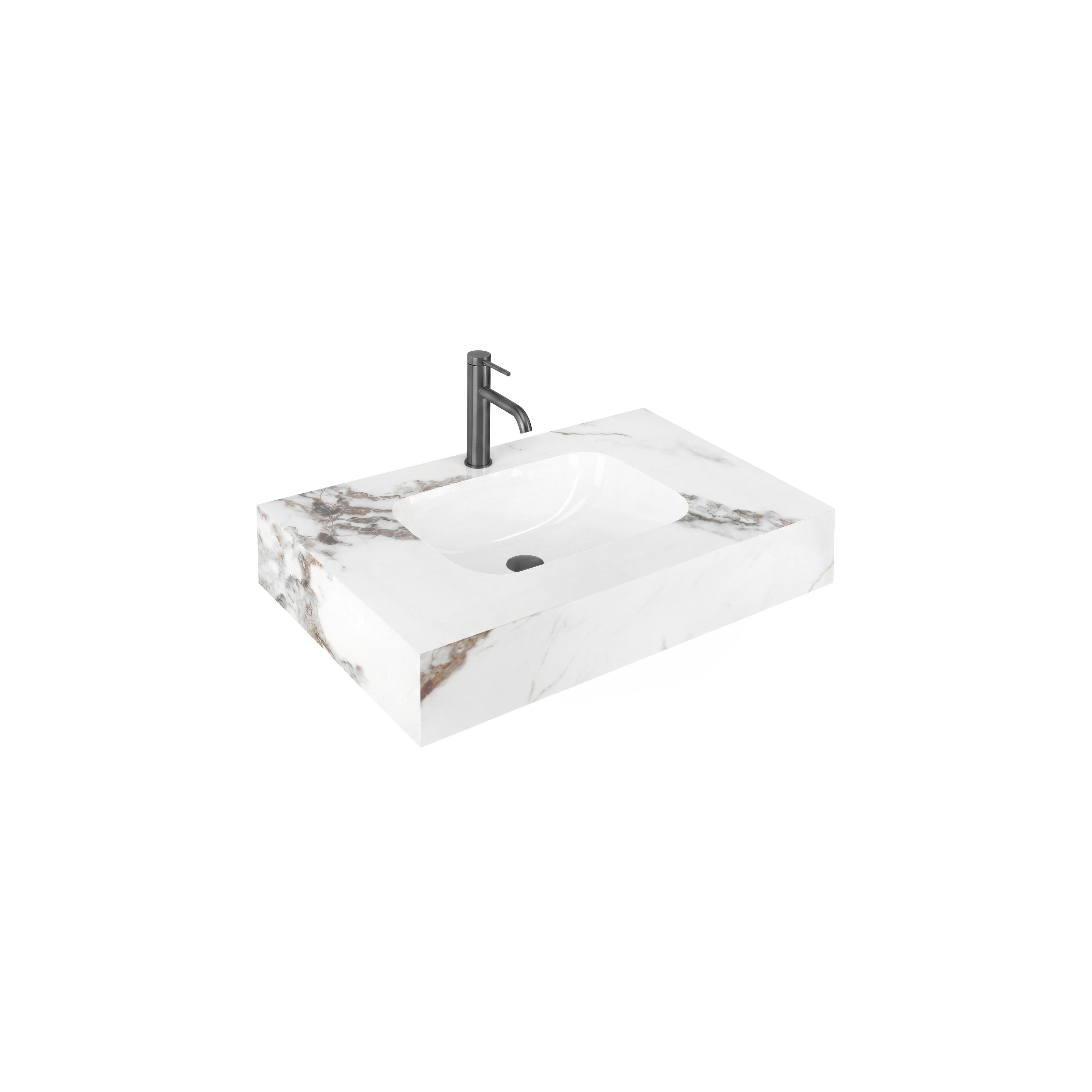 Wandwaschbecken REA Aresa Cold Jade 80