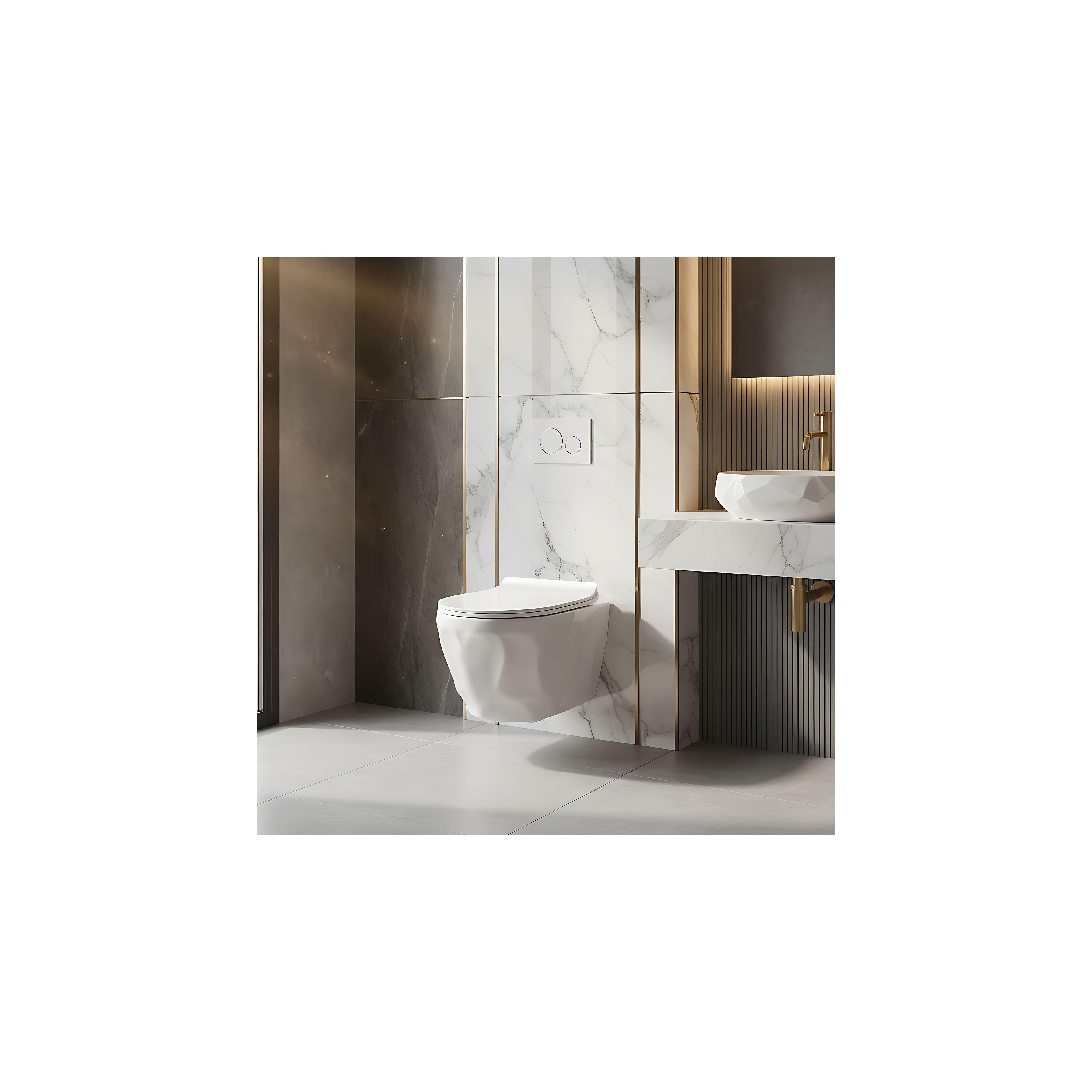 WC Schüssel Randlos Rea Gustavo Rimless