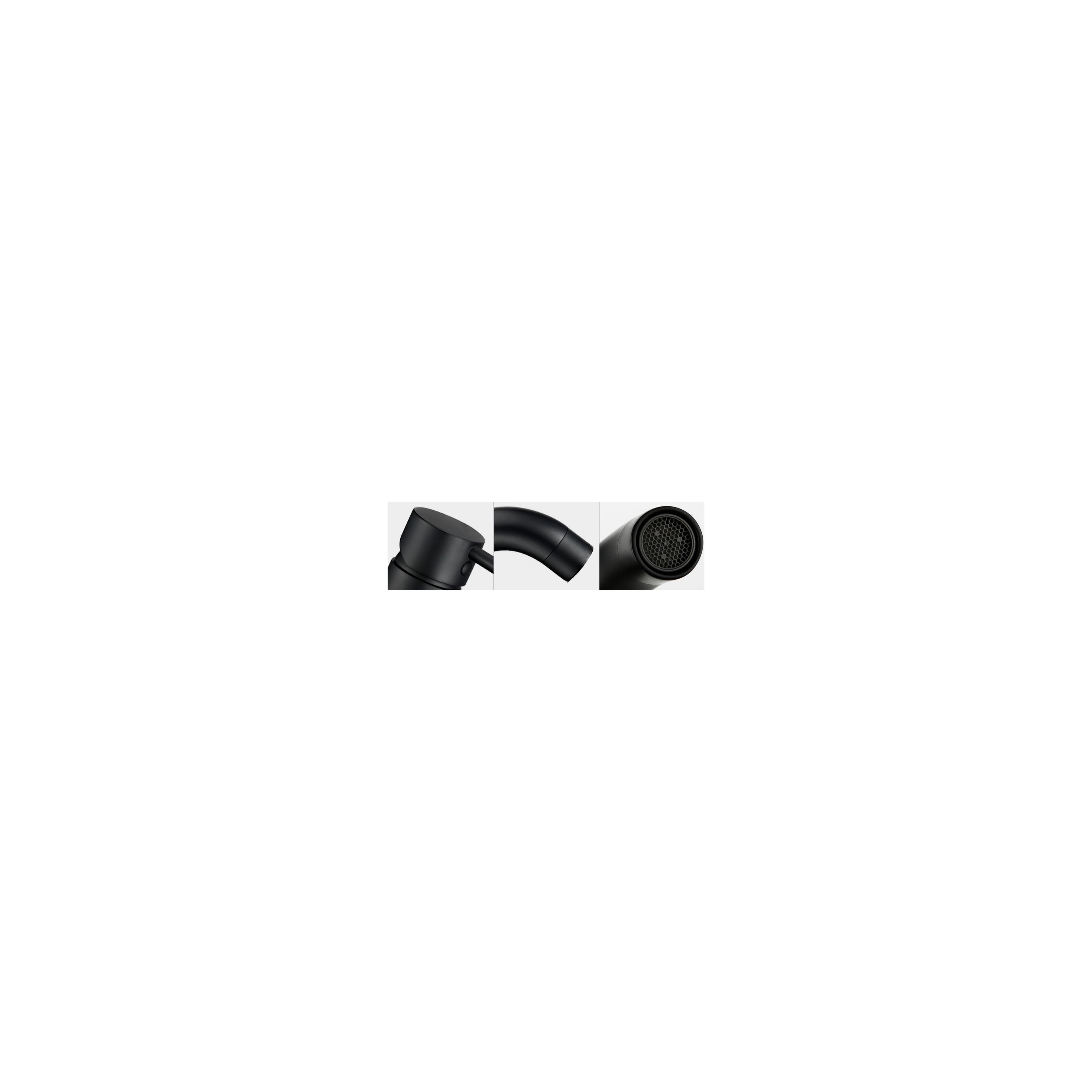 Bathroom faucet Rea Lungo BLACK Low