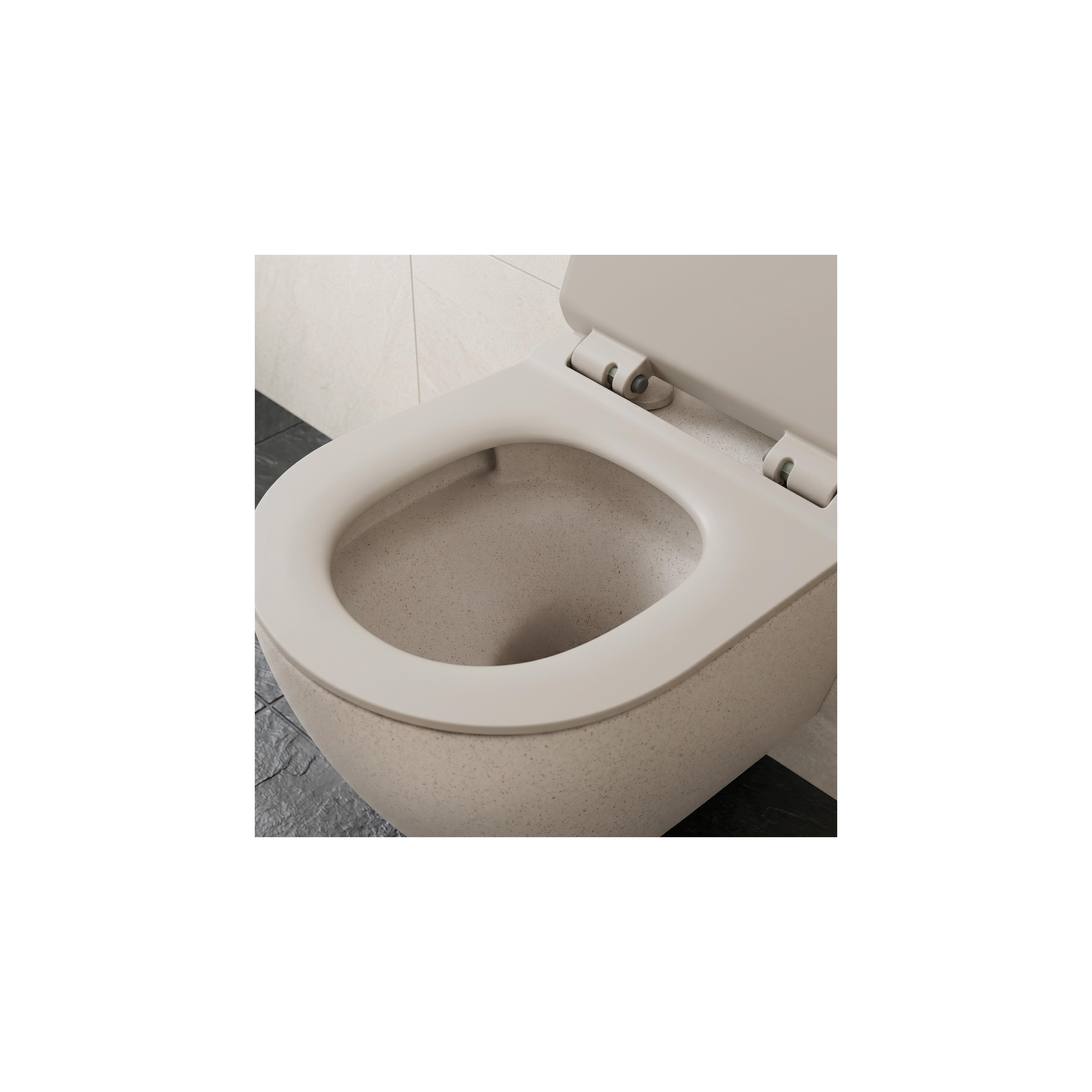 Toilet bowl REA Carlo Mini Tornado Greige