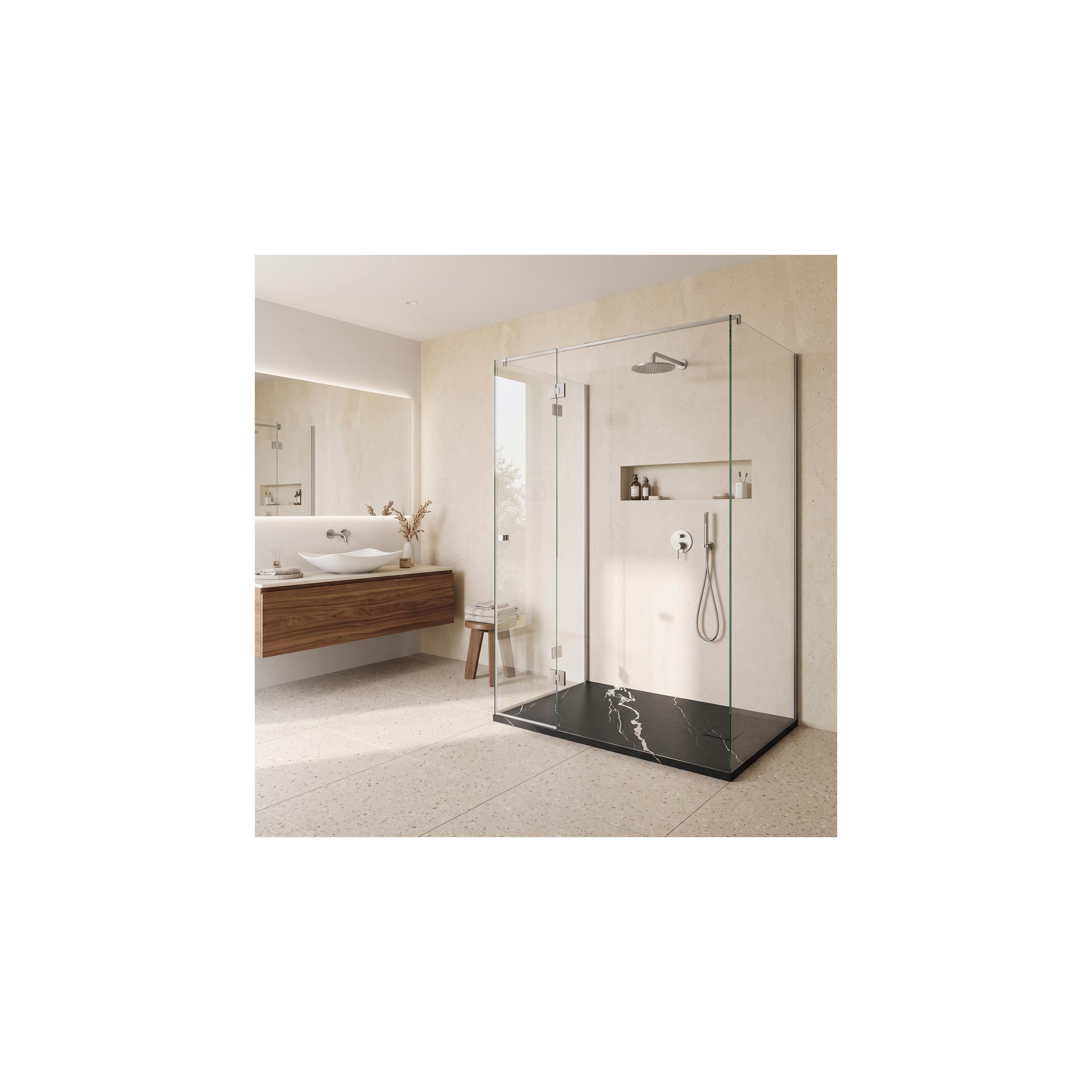 Tuš pladenj Magnum CARRARA BLACK 90x120
