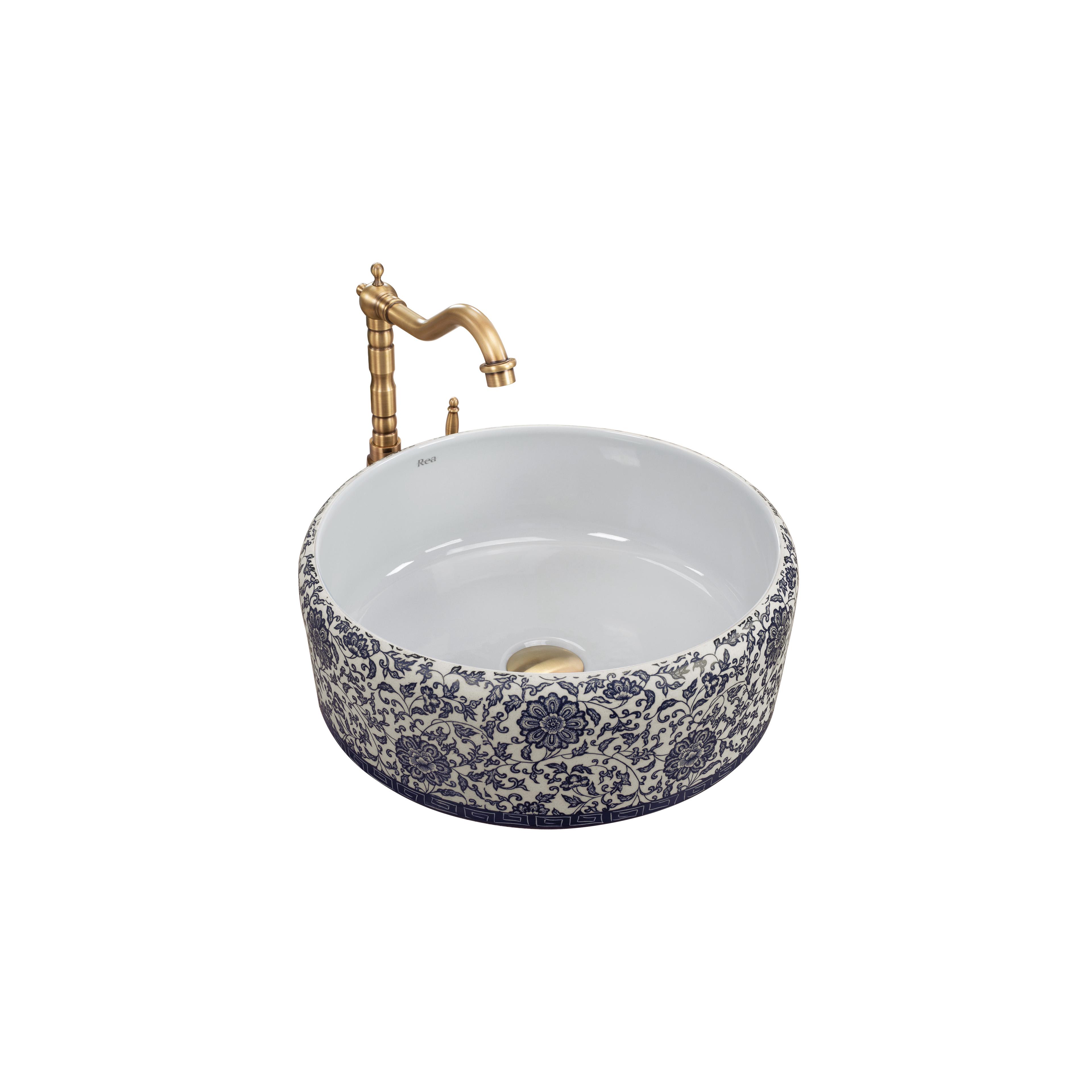 Countertop washbasin REA Florisa