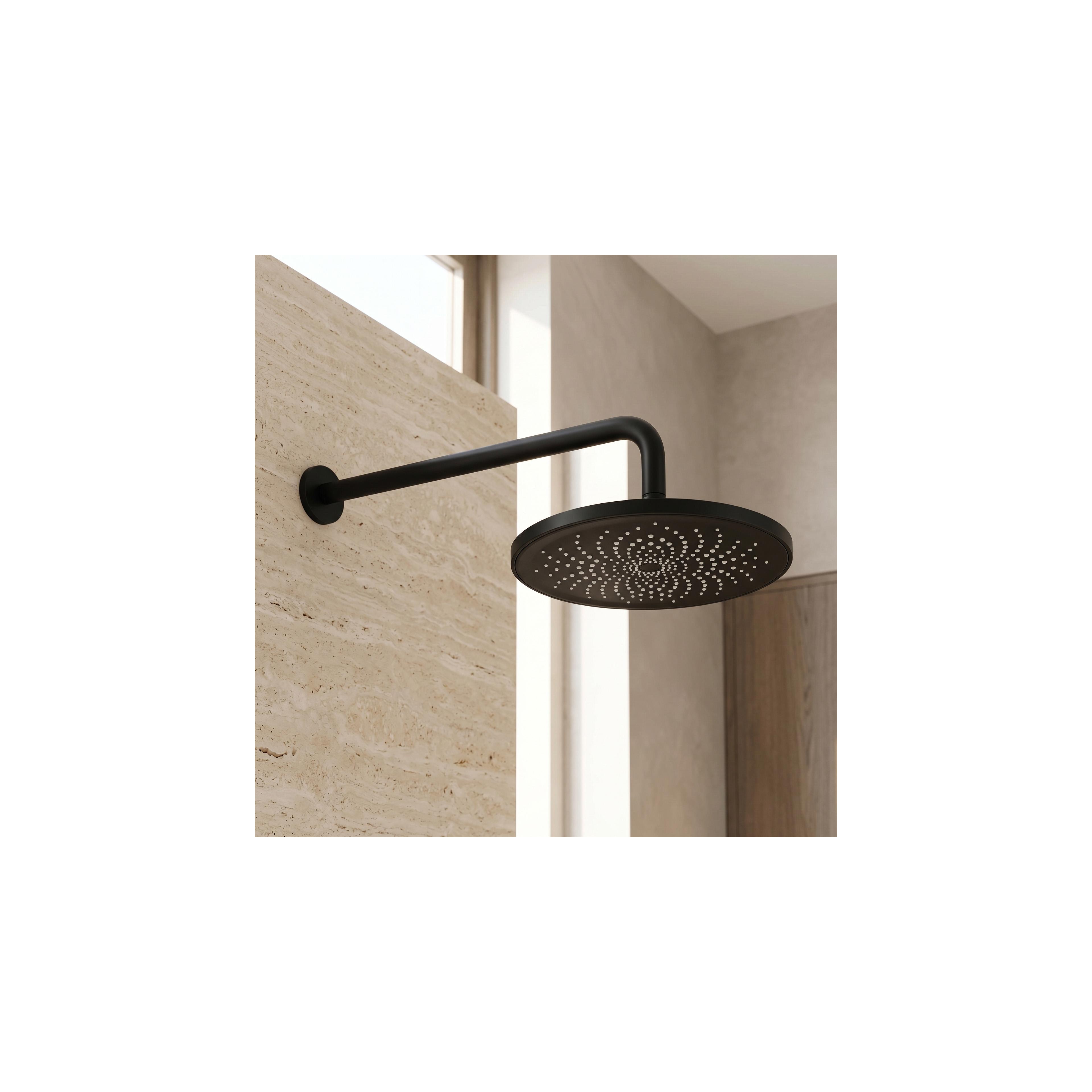 Okrugli držač tuša REA JS-9021B 40cm Black