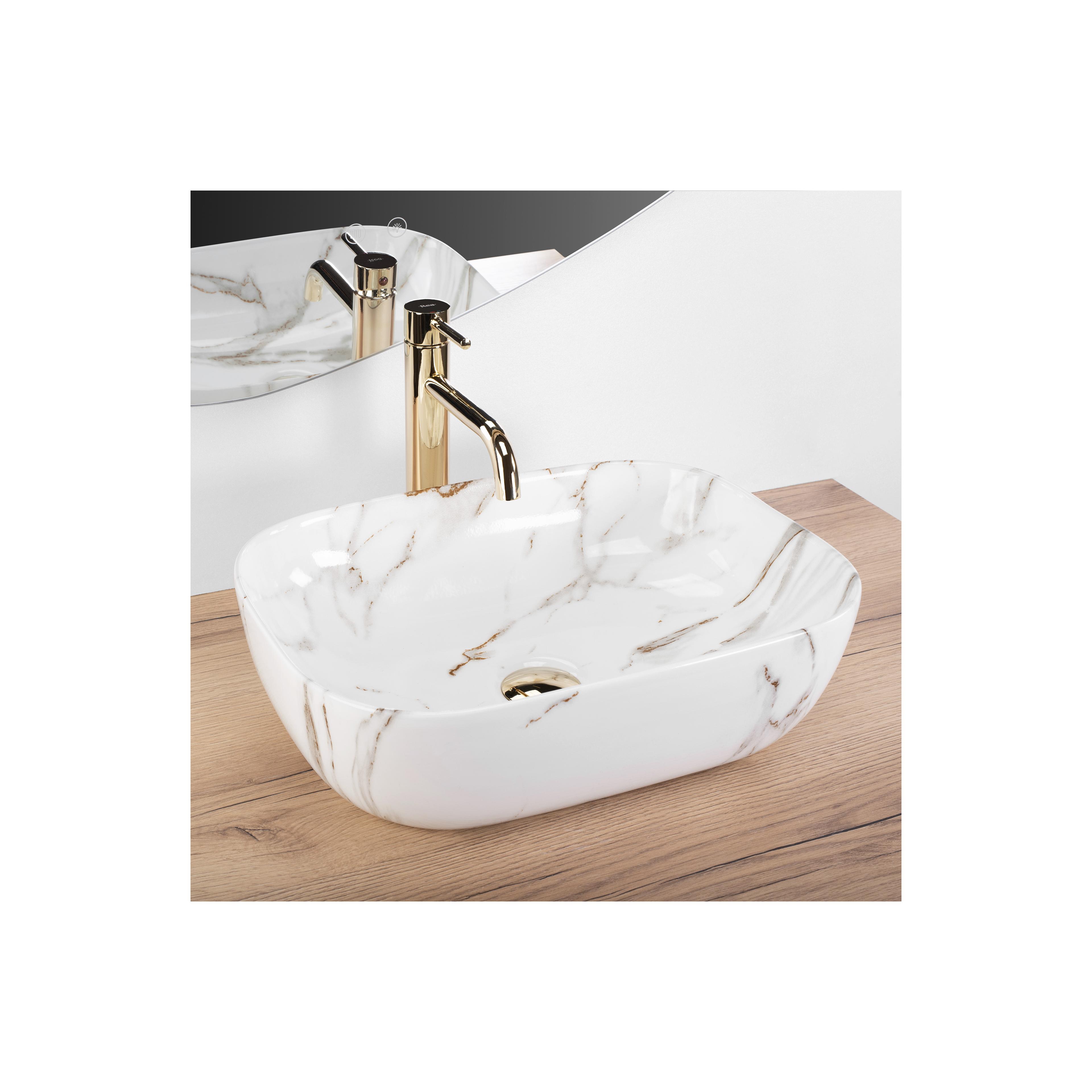 Countertop Basin Rea Belinda Aiax Marble