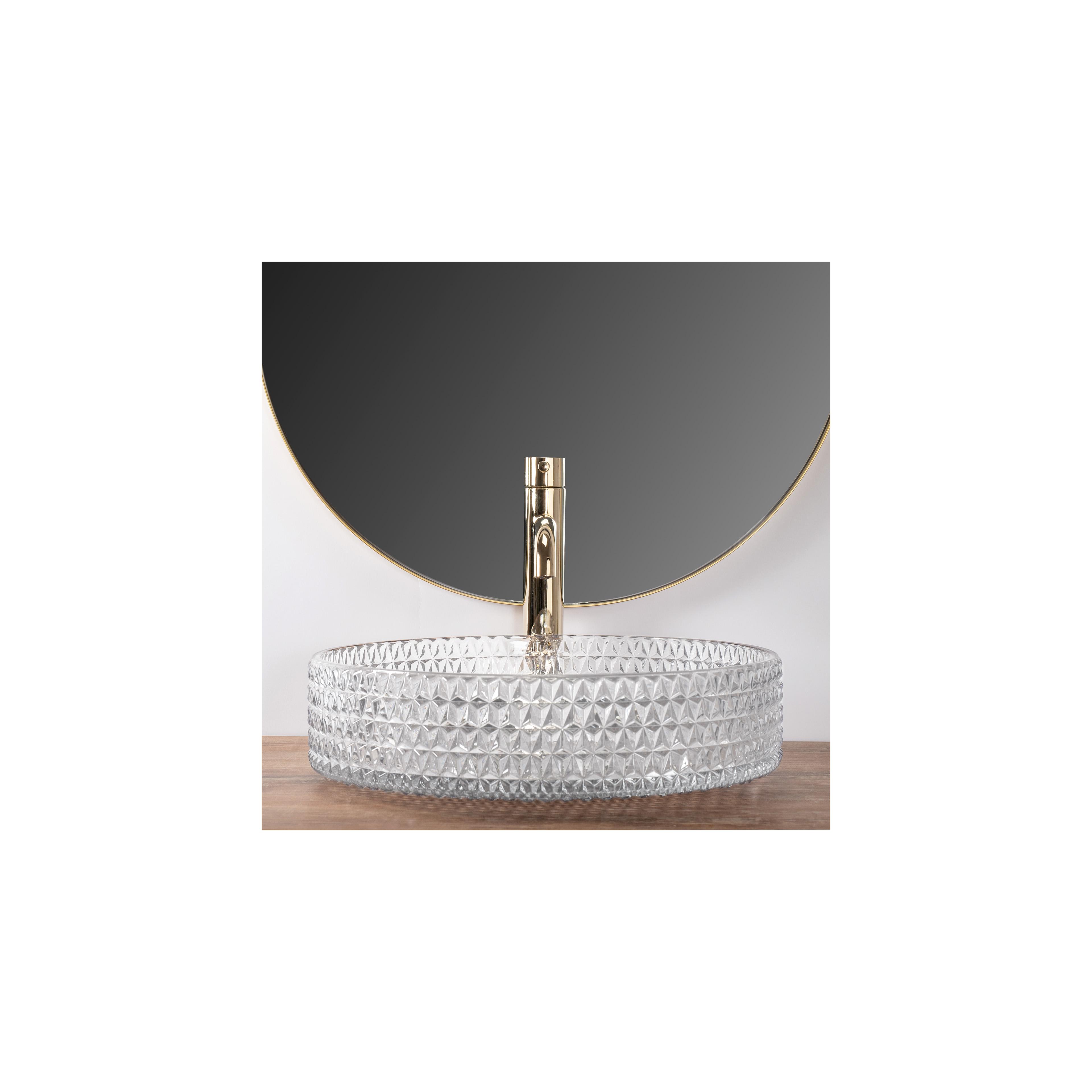 Aufsatzwaschbecken Rea Cristal Transparent 39