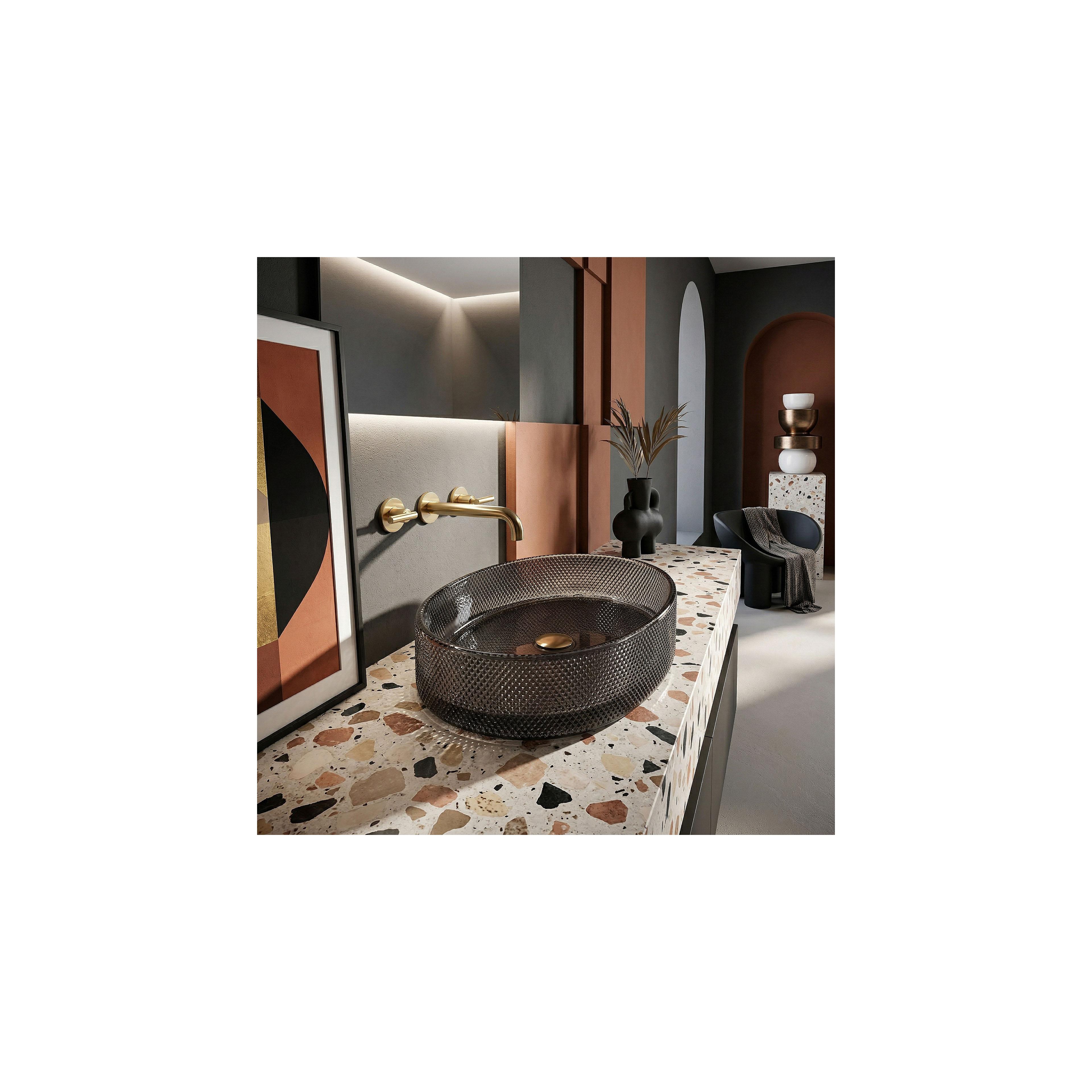 Countertop washbasin REA Mirella Black