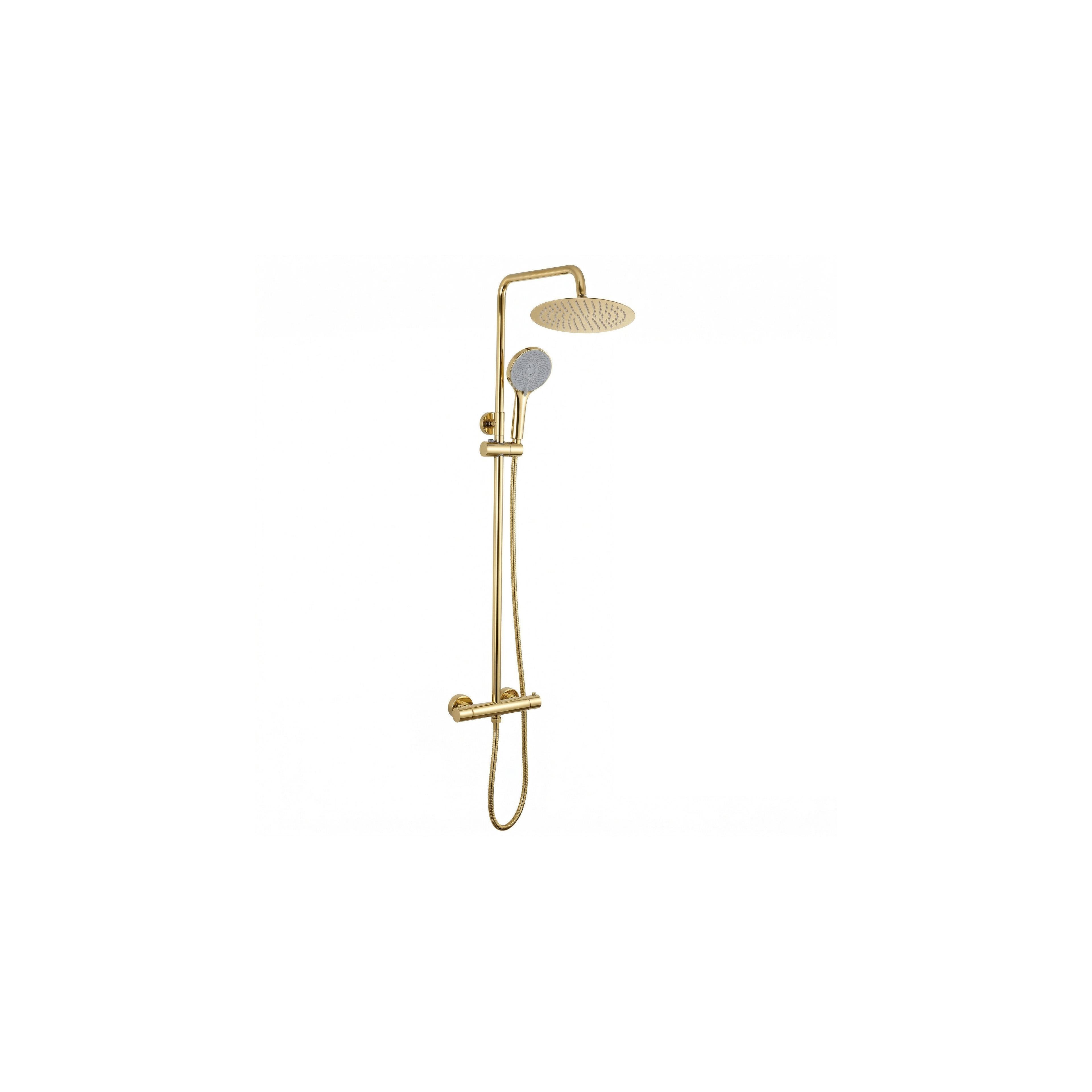 Duschset utan pip med termostat Rea Lungo Gold