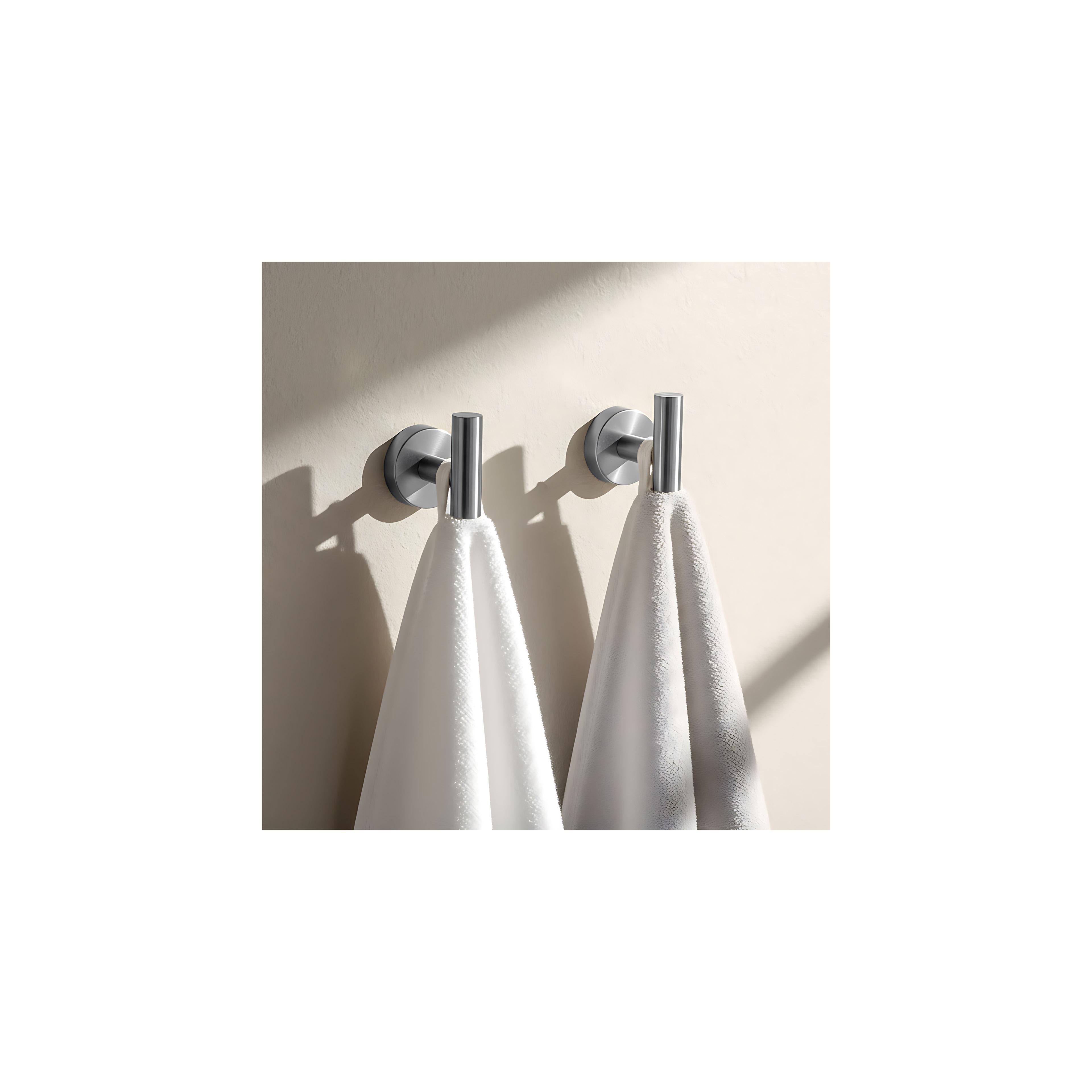 Badezimmer-Accessoire-Set Ari Brush Nickel 4-teilig