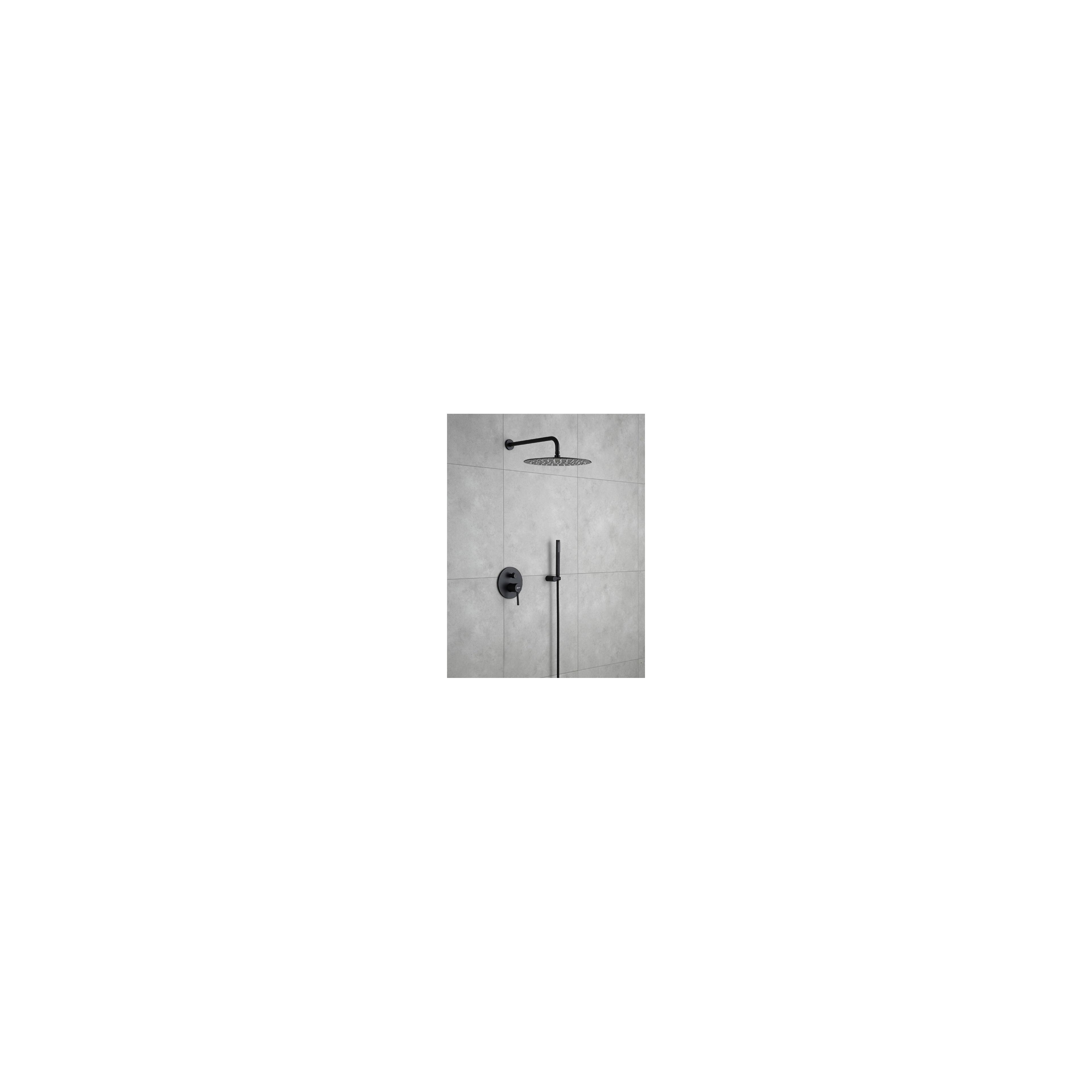 Juego de ducha oculto Rea Lungo Black + BOX