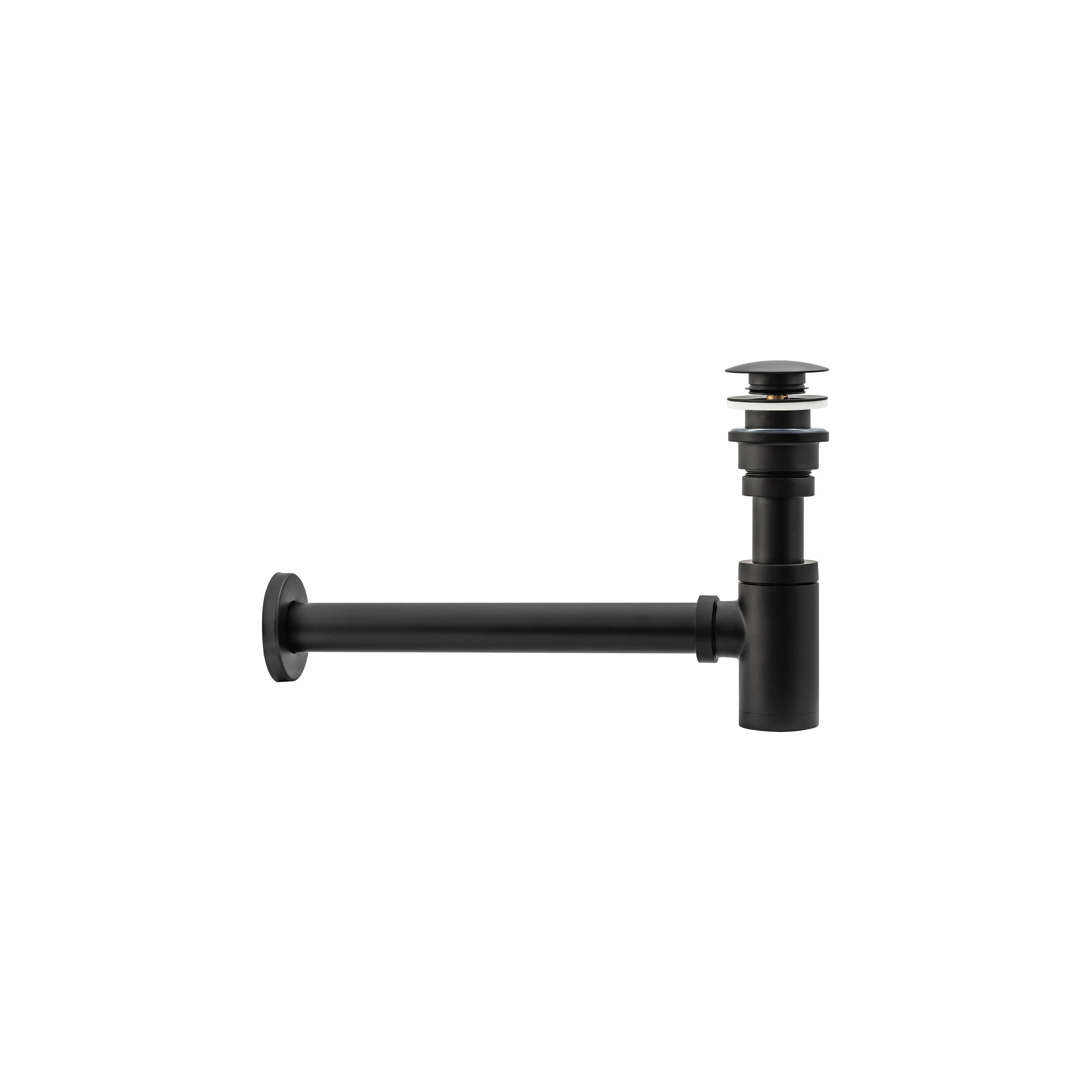 Umývadlový sifón Klik-Klak Universal Rea Black Matt