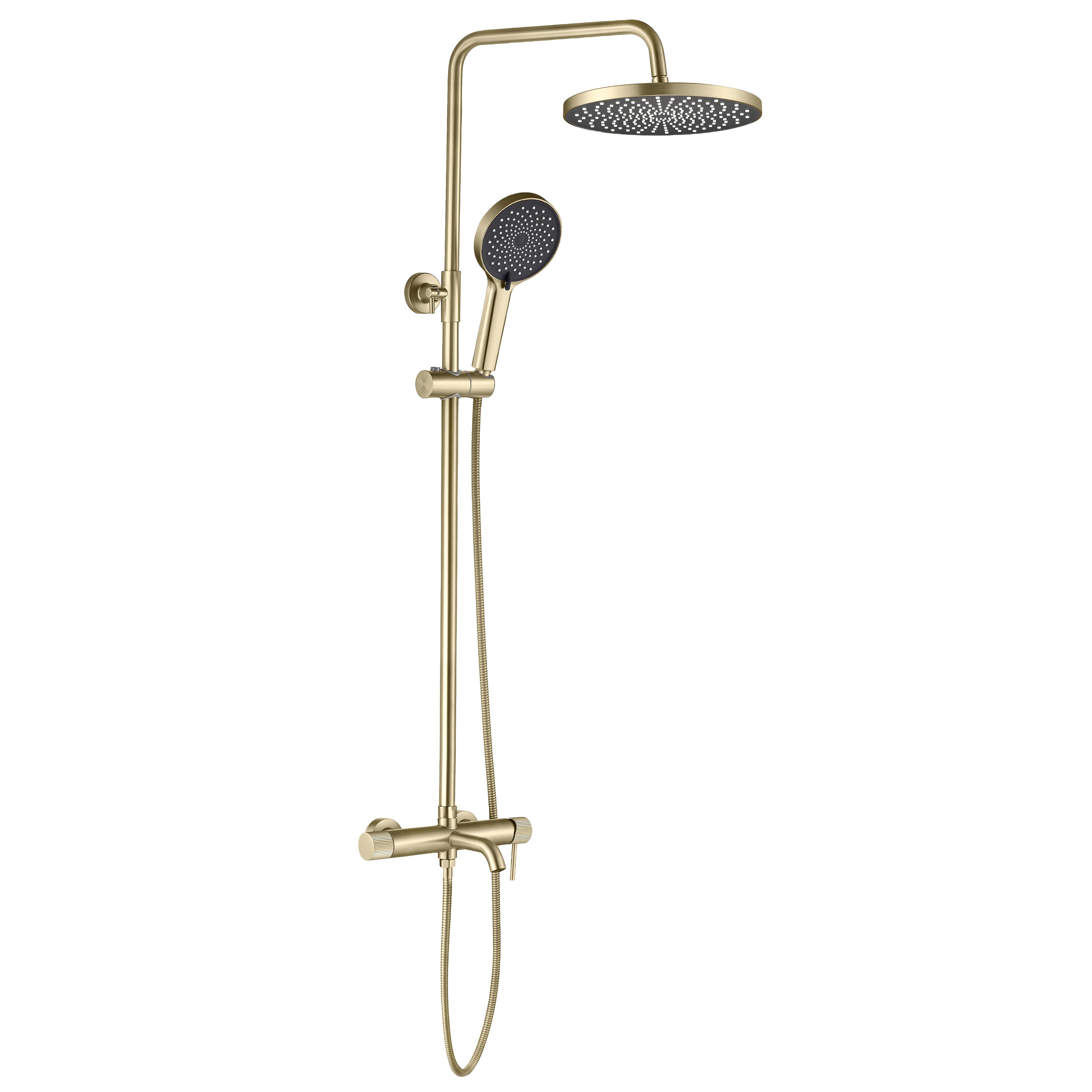 Rea Lungo Stripe Brush Gold kultainen suihkusetti