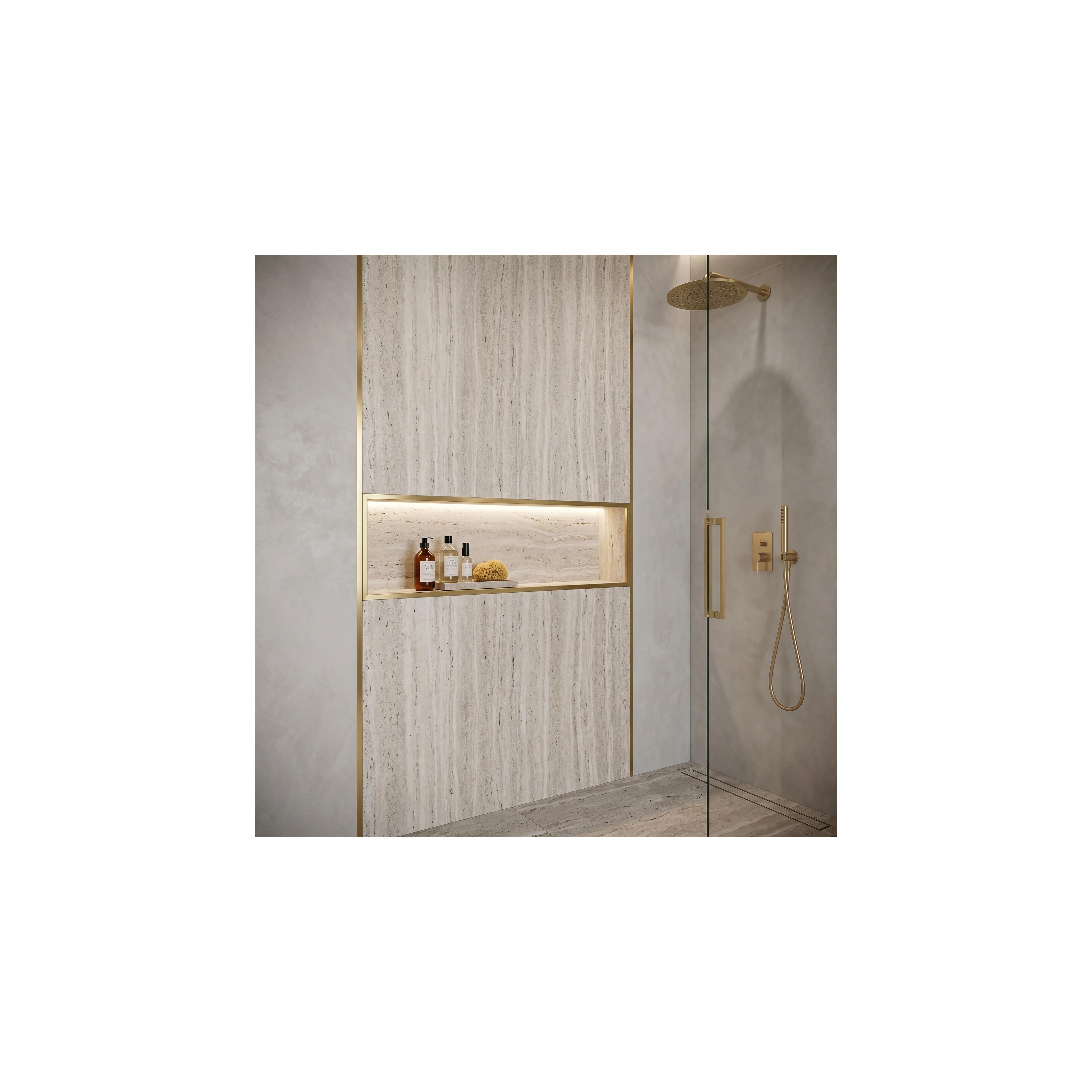 Selbstklebende Zierleiste Rea P14454CA 3,8cm Brush Gold