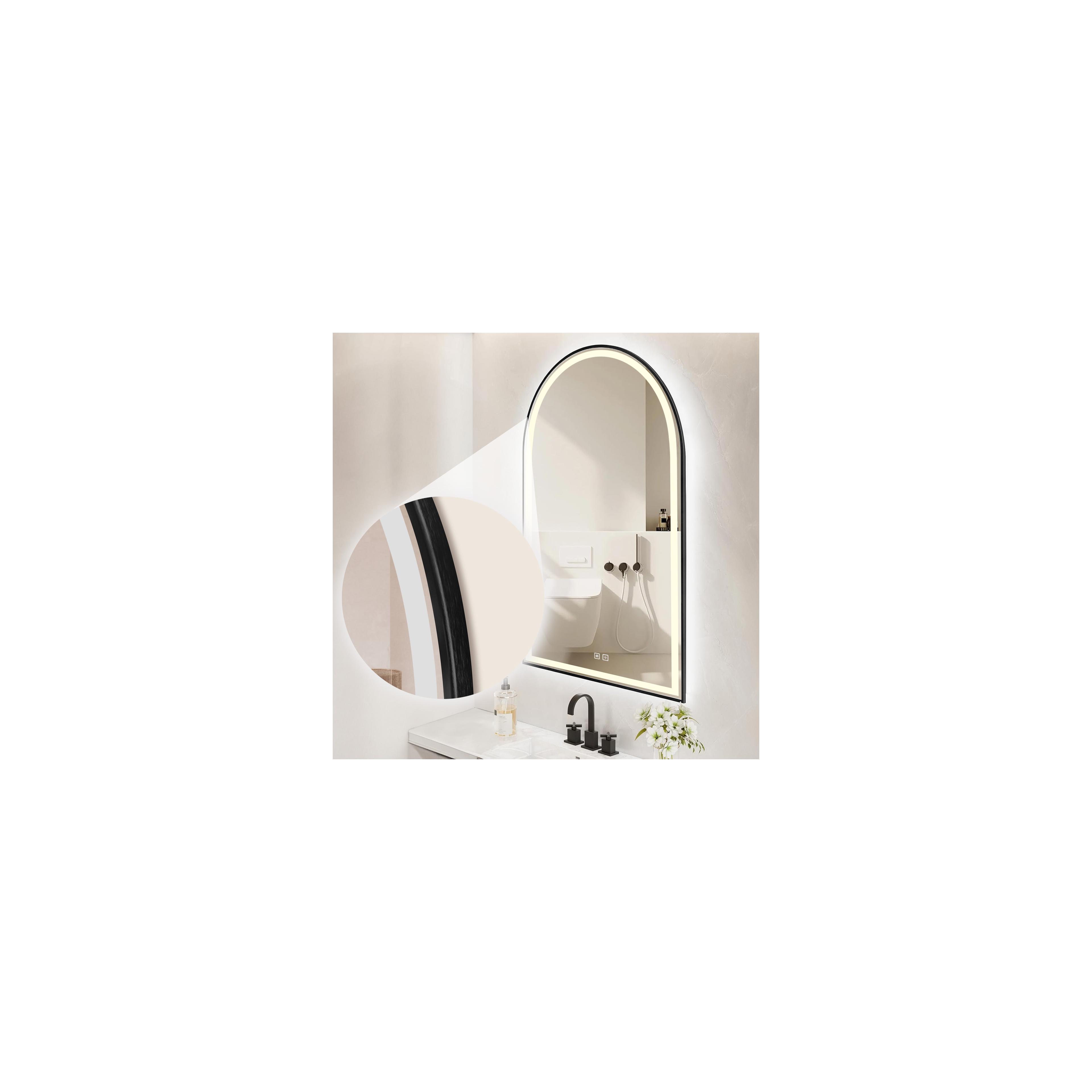 Miroir LED 60x100cm DASH BLACK