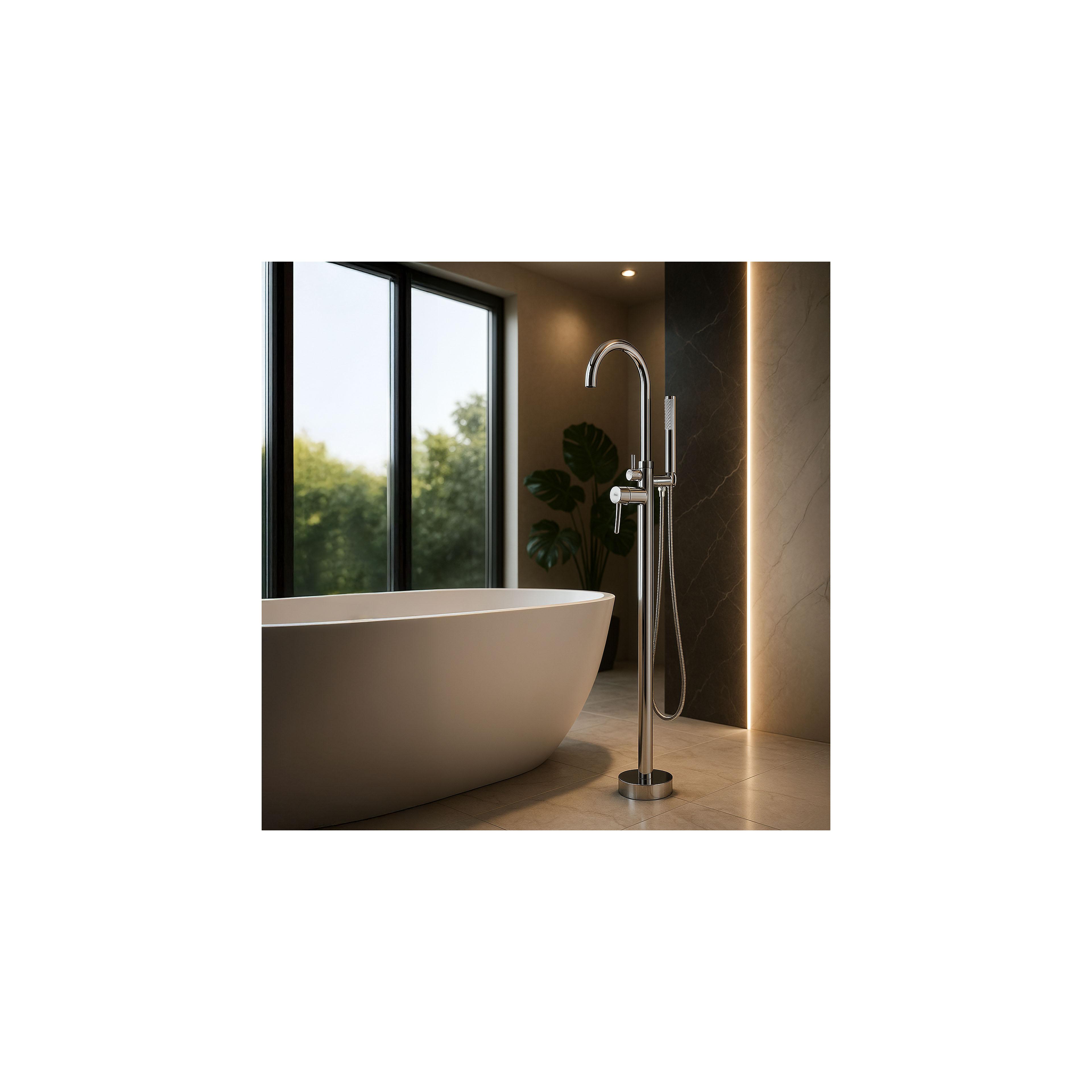 Frei stehende Armatur Rea Lungo Chrome