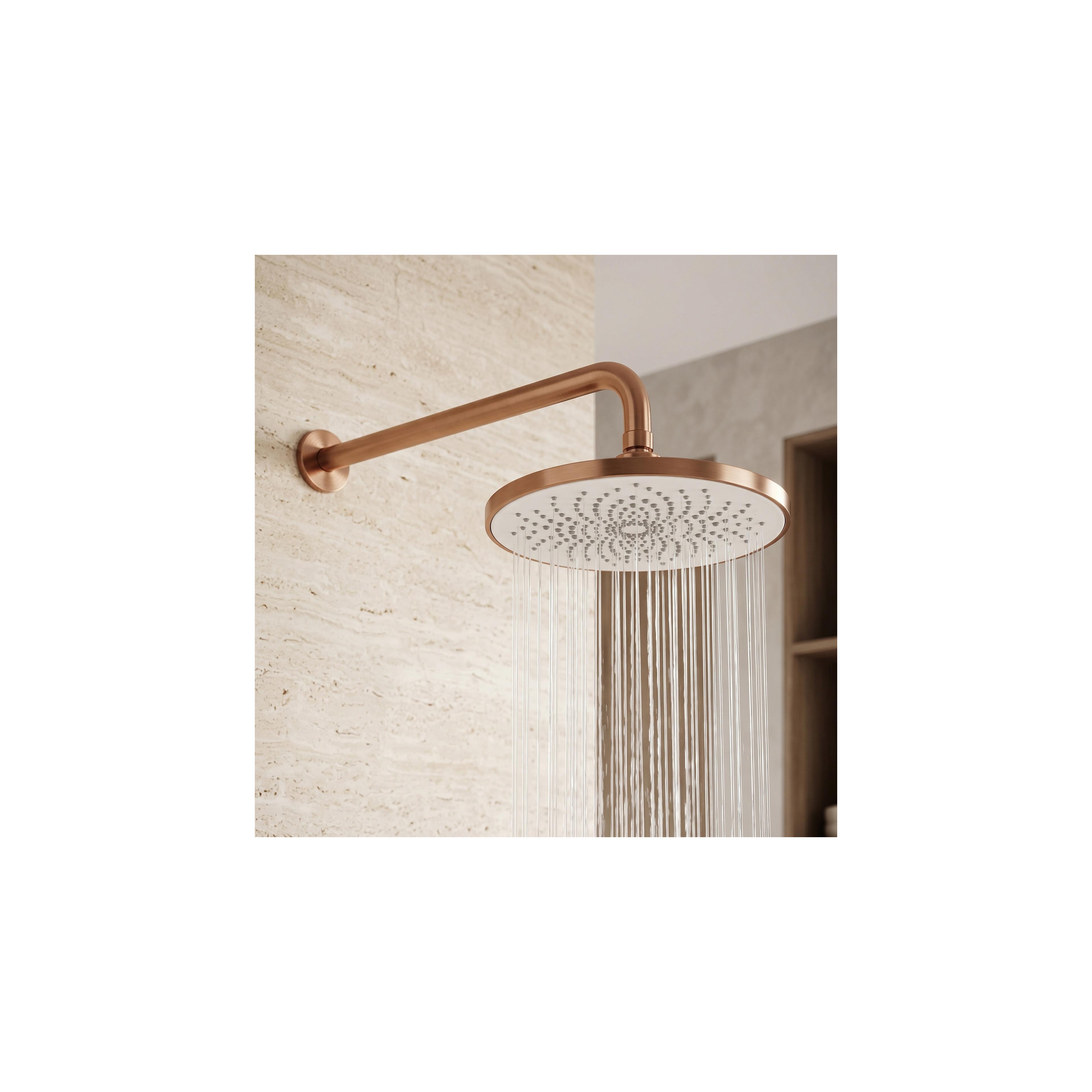 Okrugla tuš ruža REA JS-021BRG Brush Copper