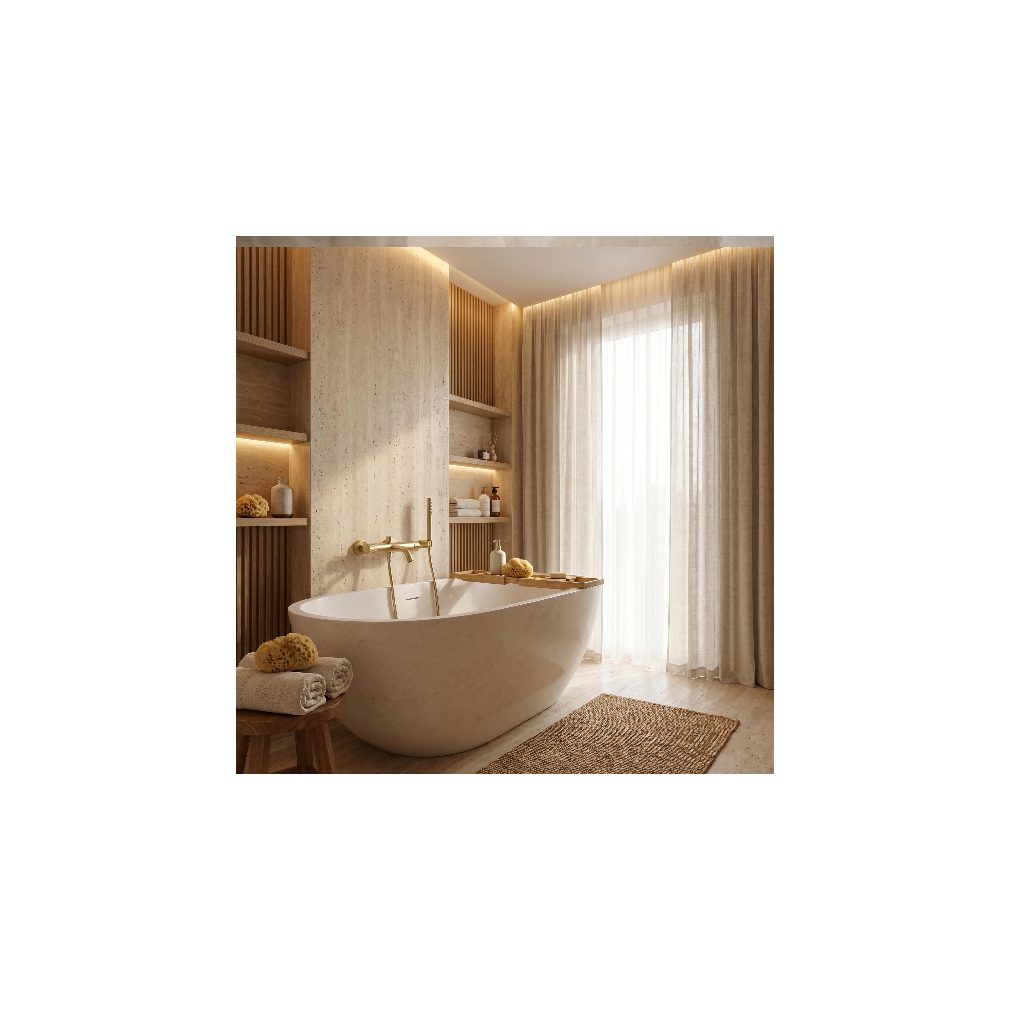 Wannenarmatur REA Venti Brush Gold