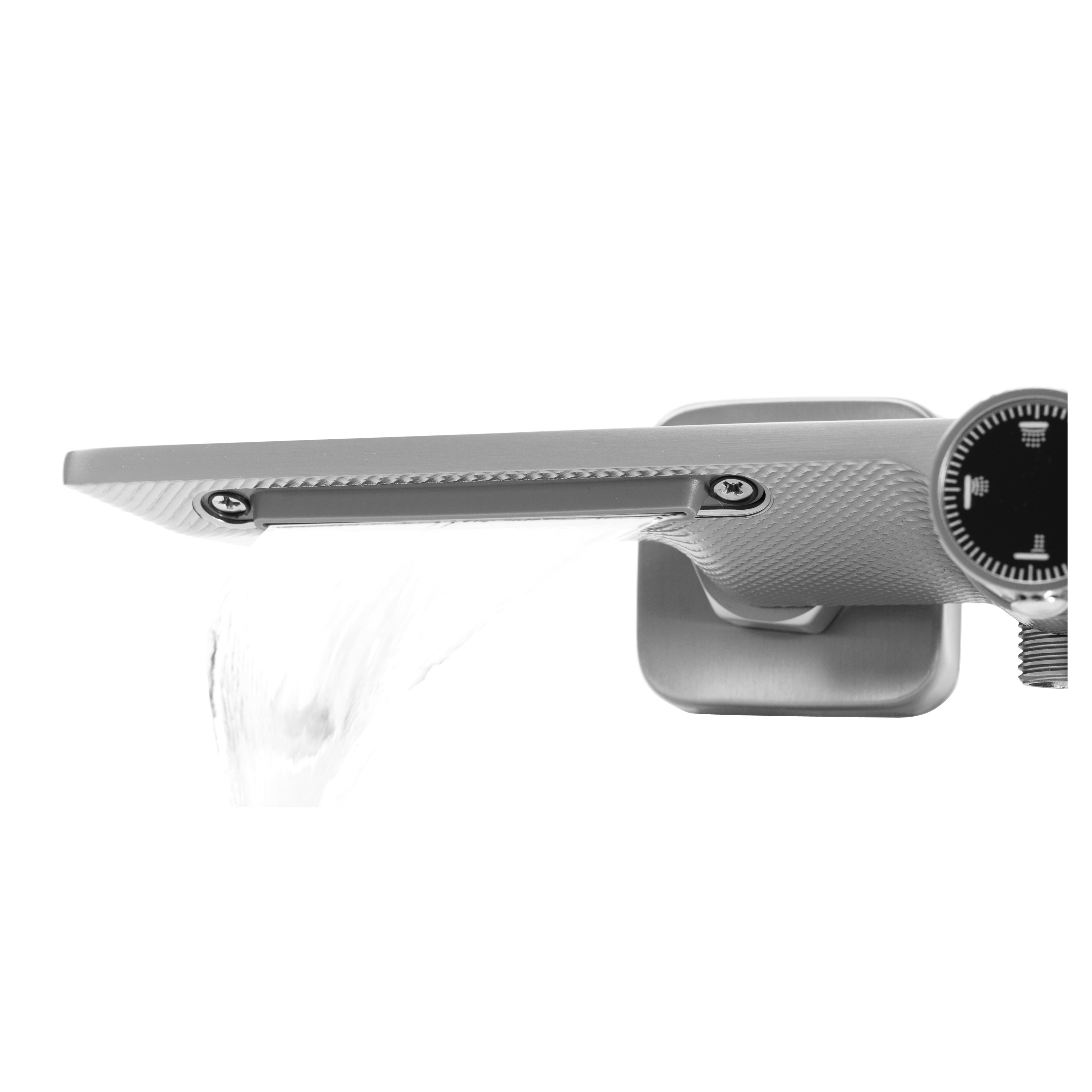REA HELIX BRUSHED NICKEL INOX dušikomplekt