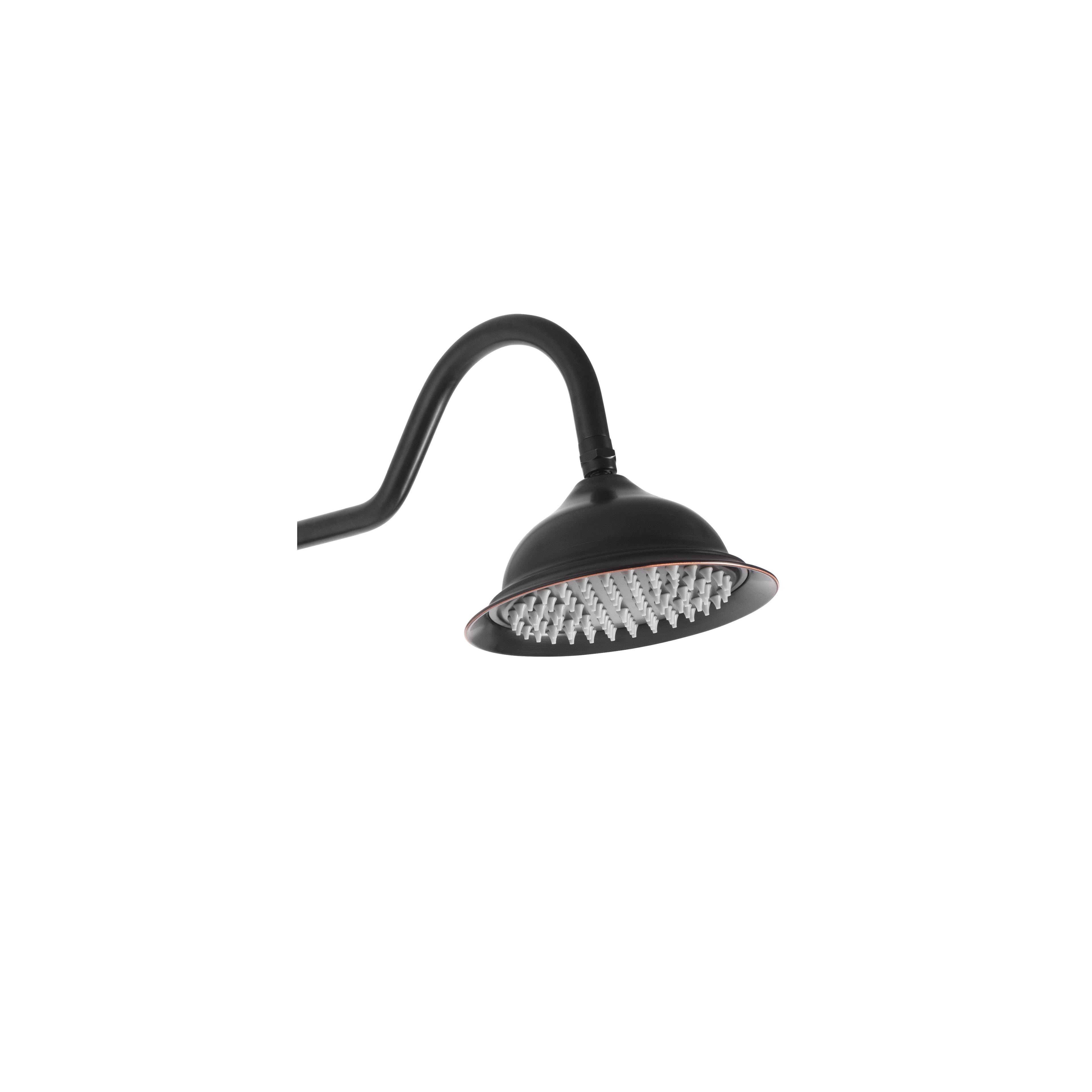 Shower set REA BERGAMO OLD BLACK