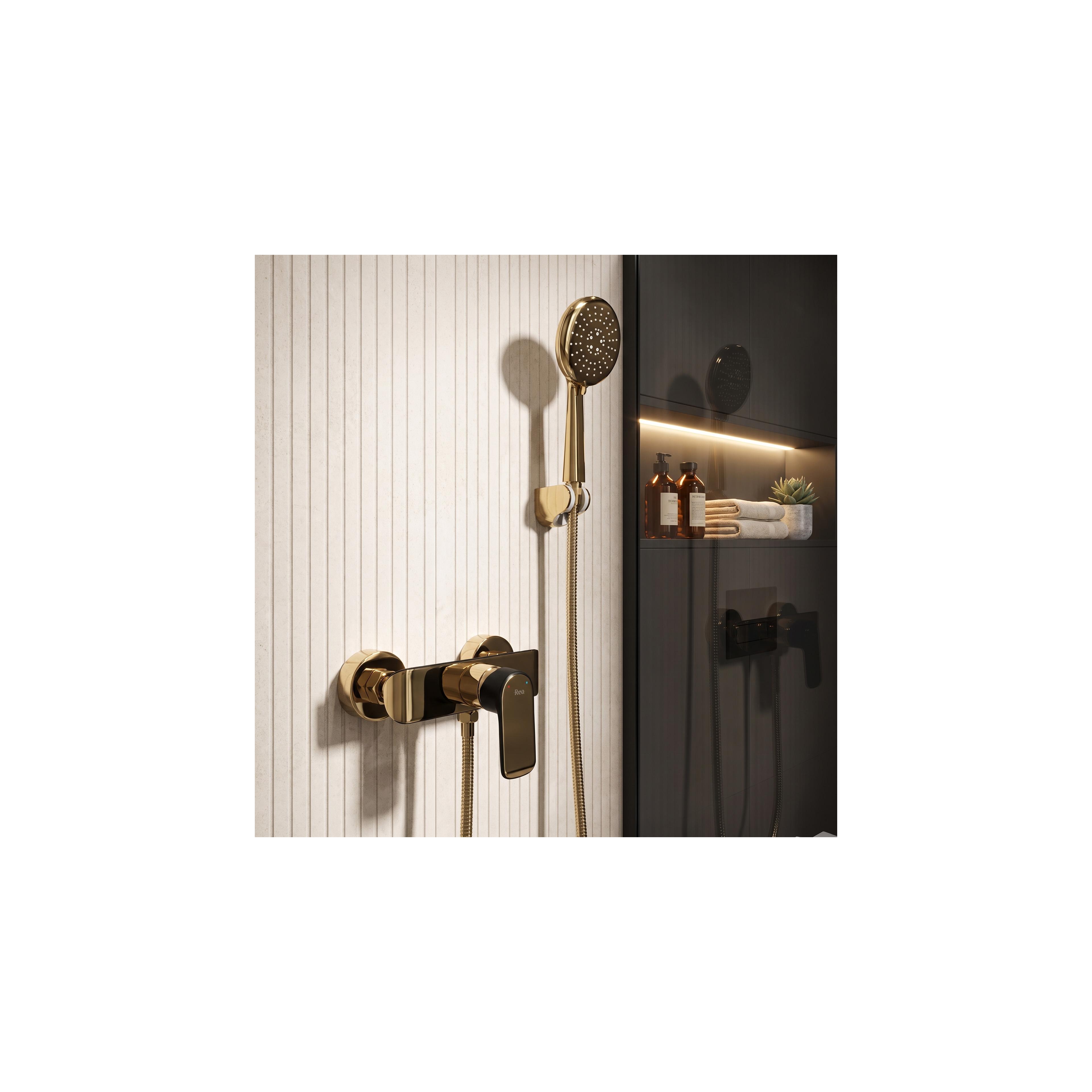 Duscharmatur REA Bloom Black Gold