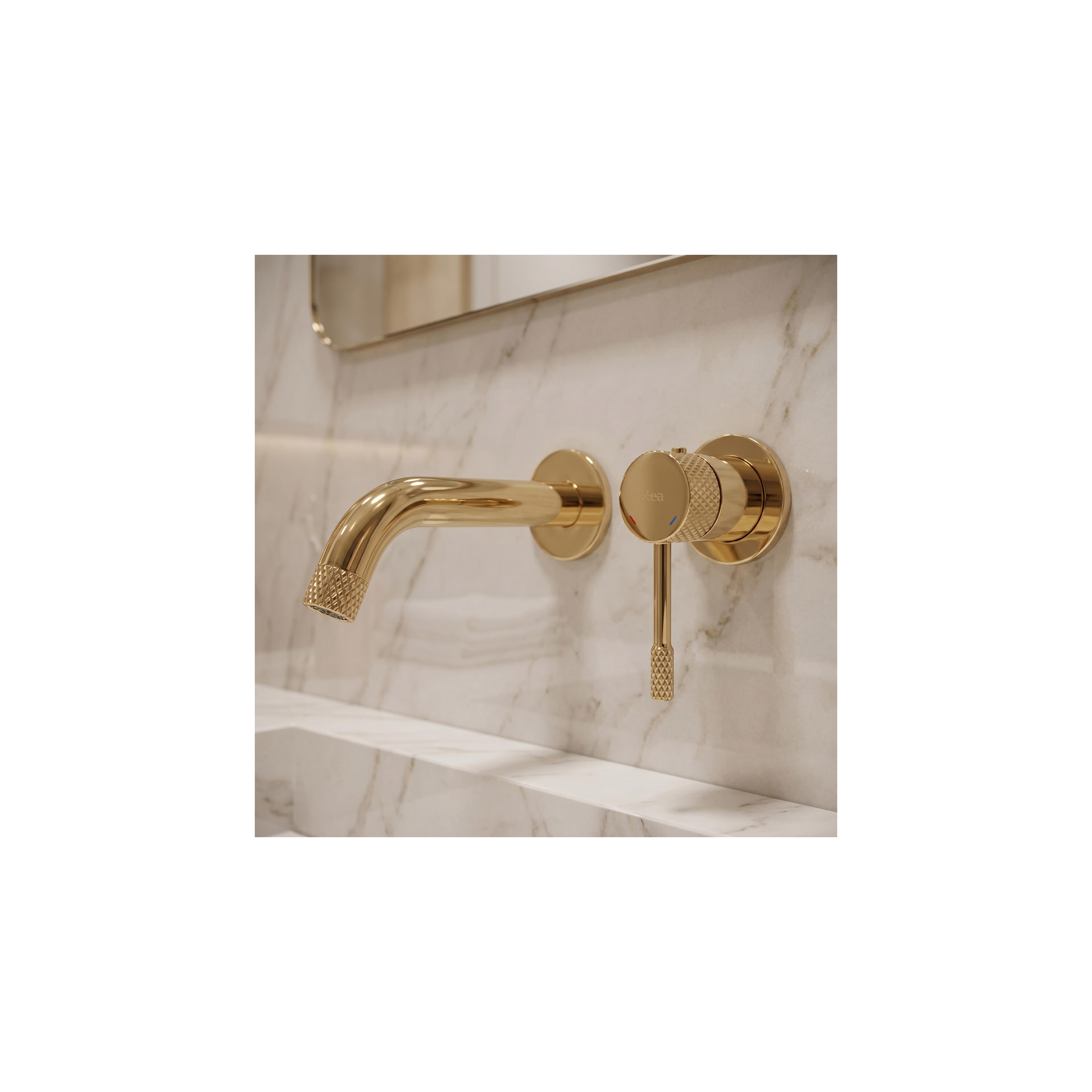 Wall Mounted faucet REA Venti Gold