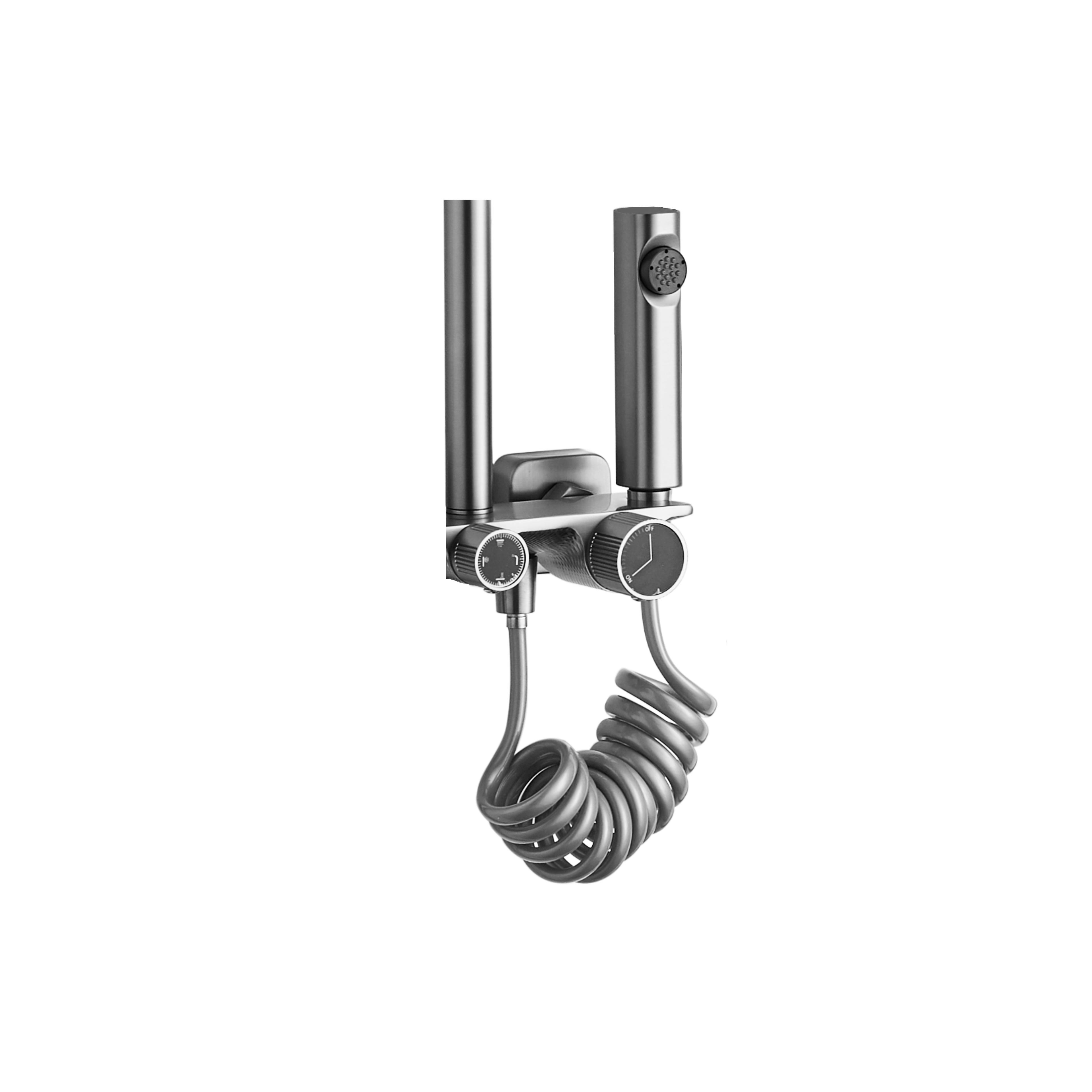 REA HELIX BRUSHED NICKEL INOX dušikomplekt