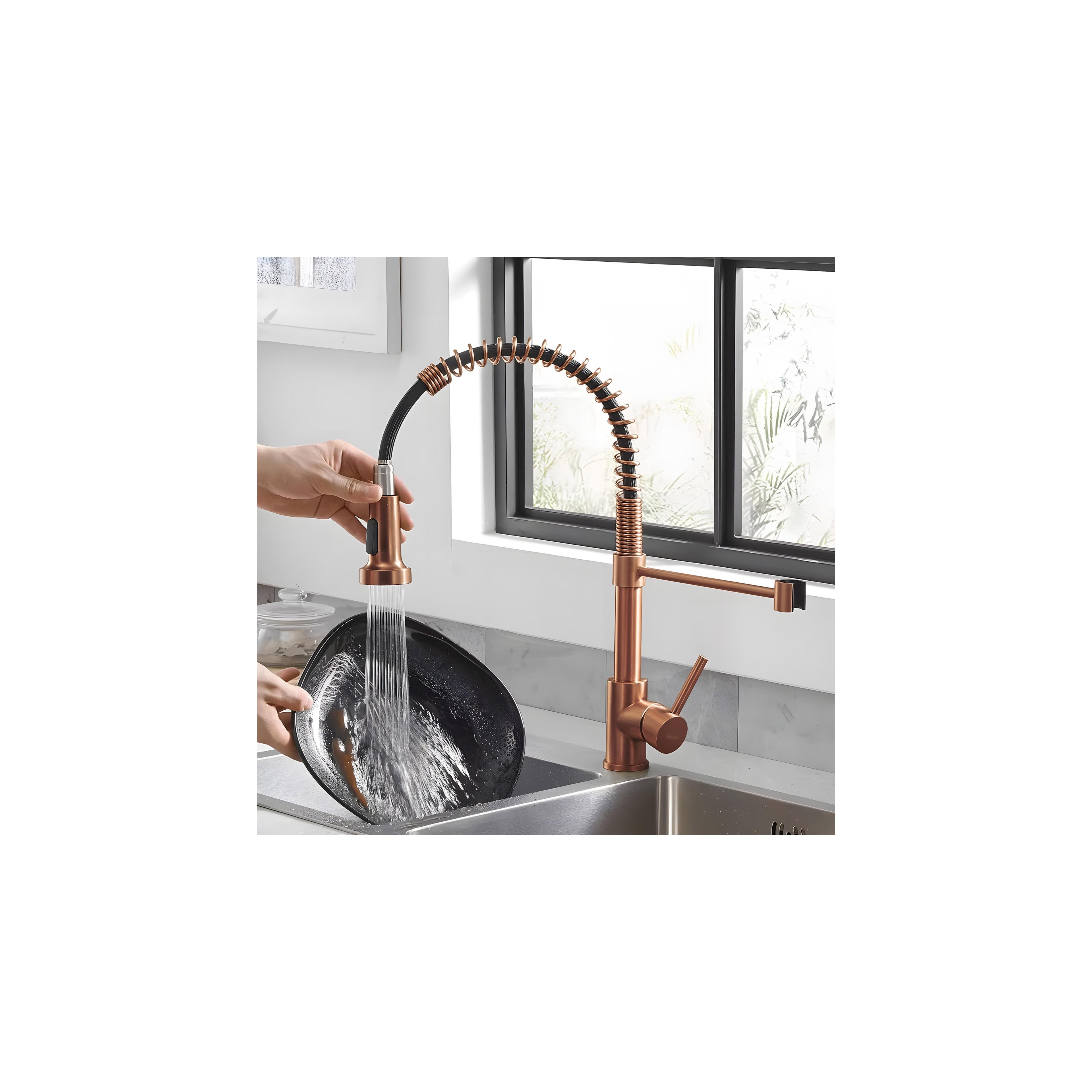 Luftauslass mit Perlator für Küchenarmatur REA Colin Brush Copper