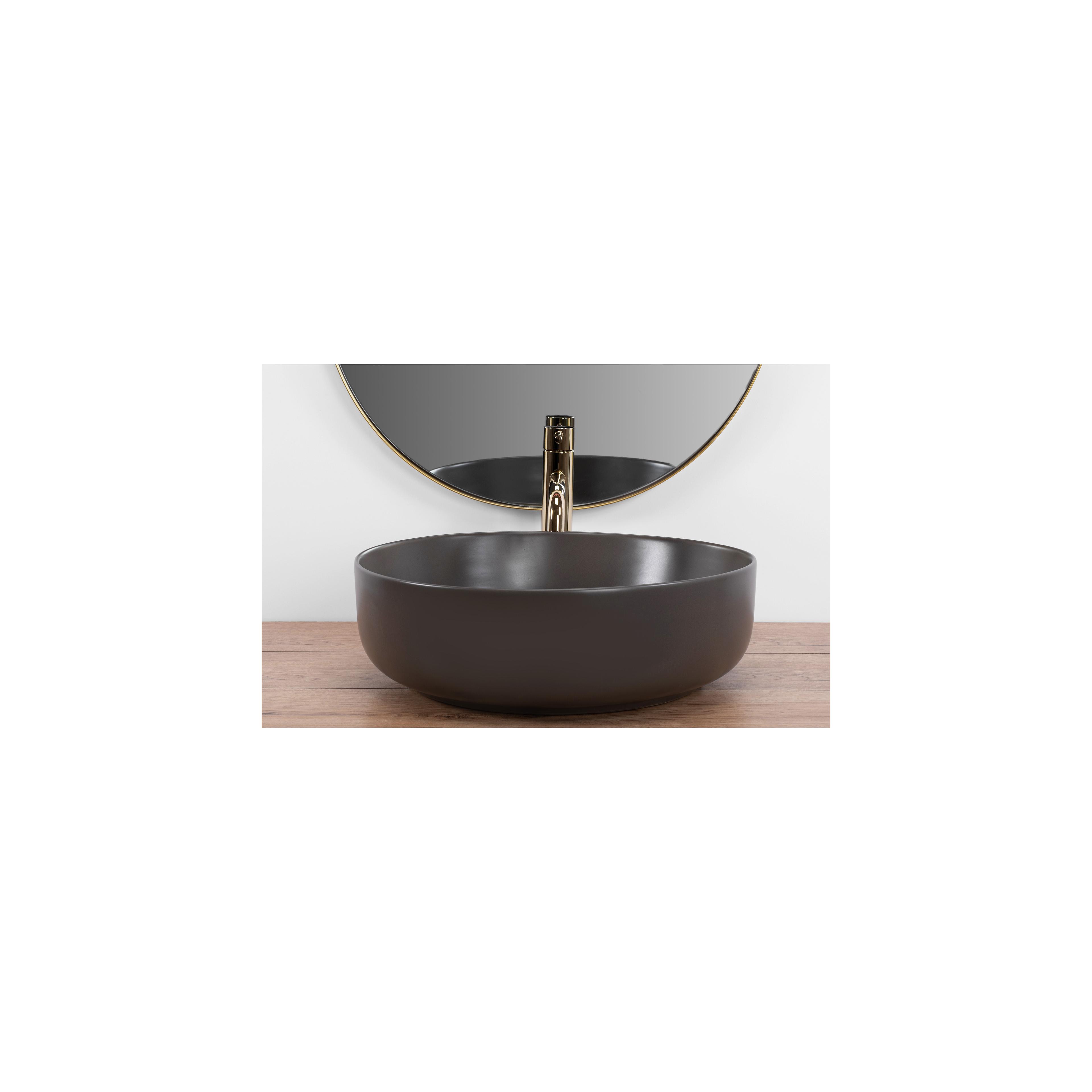 Aufsatzwaschbecken Rea Elma warm grey mat