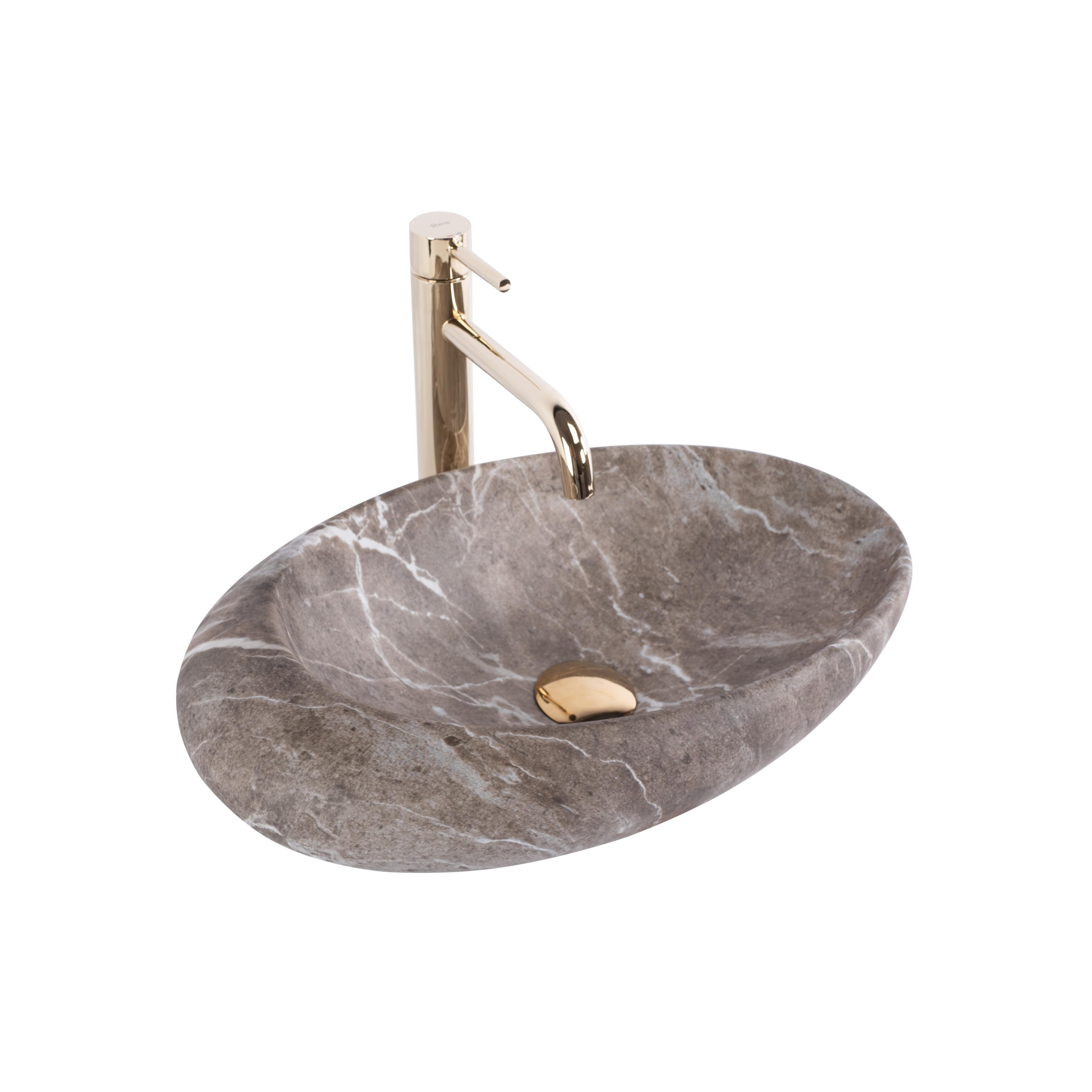 Countertop Basin Rea Roxy B Stone NATURE