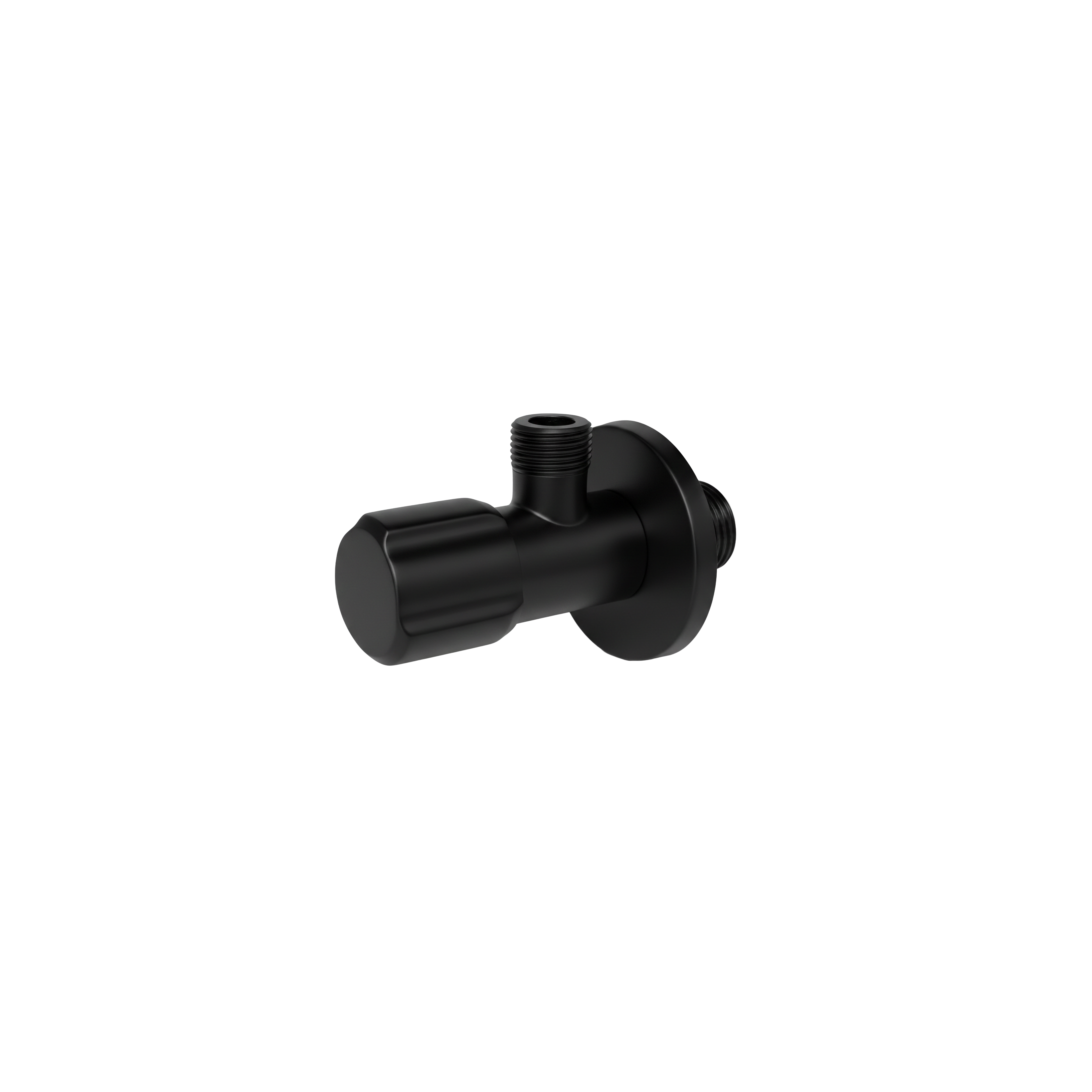 Kotnični ventil 02  1/2" x 3/8" Black