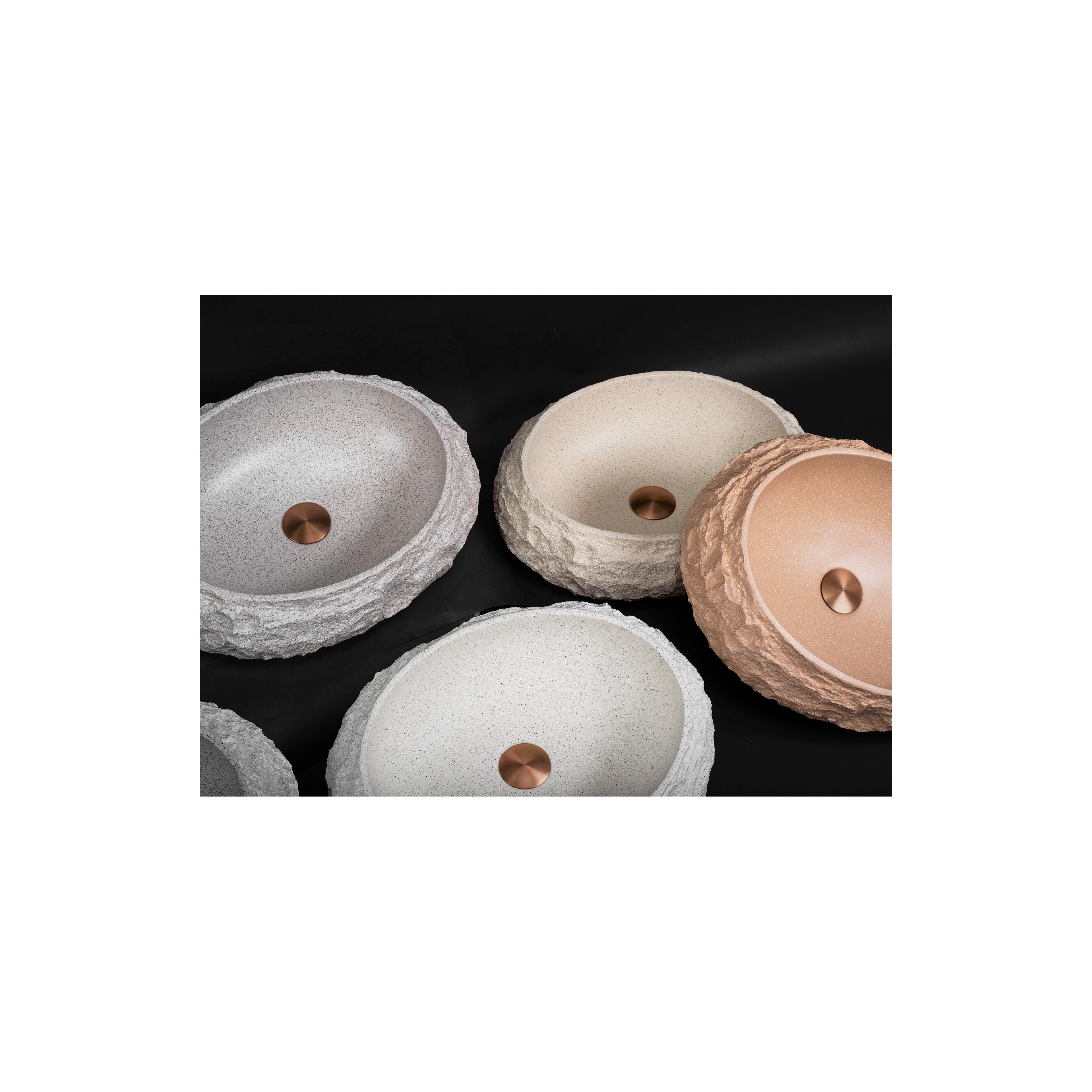 Aufsatzwaschbecken Rea Mika Beige